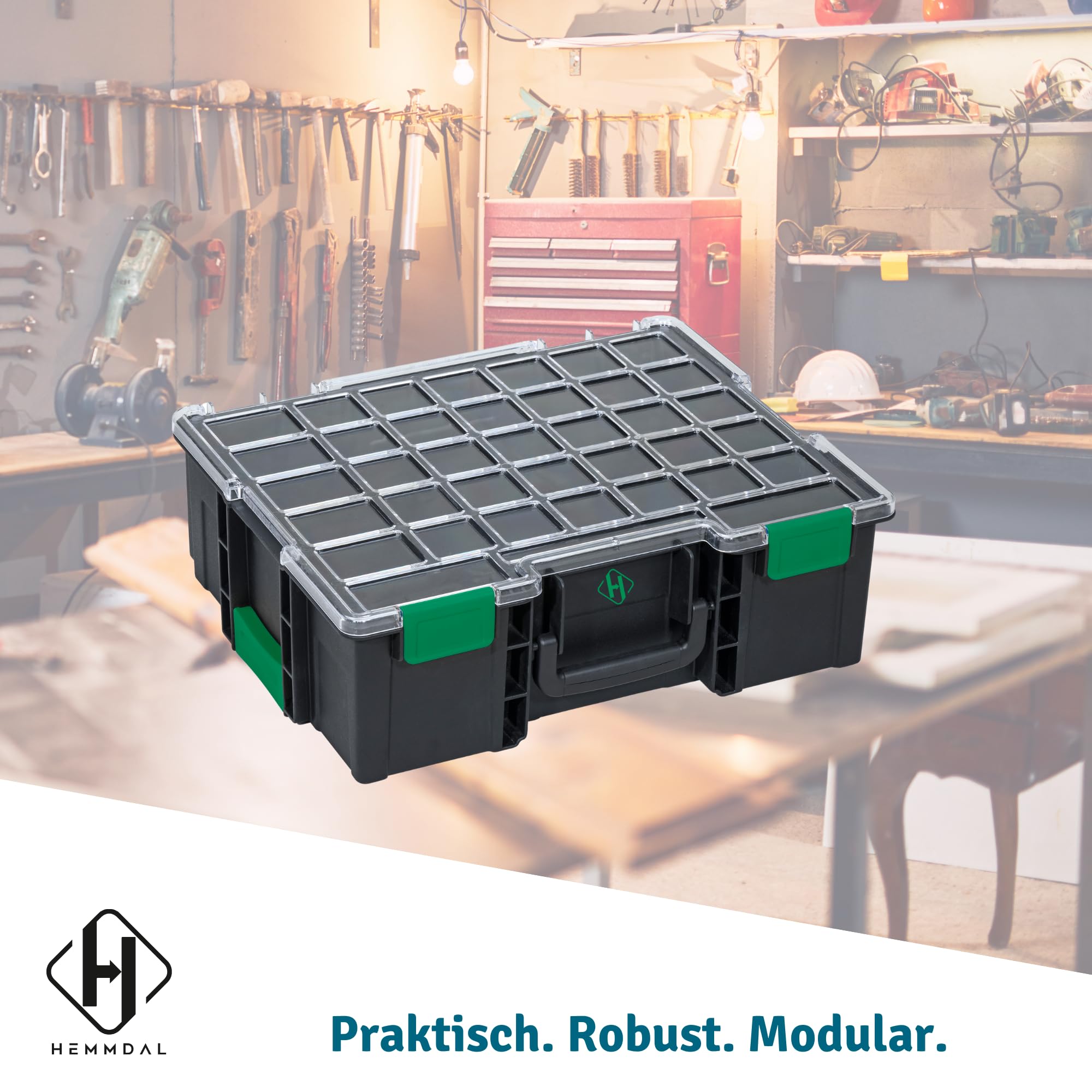 hemmdal-kleinteilekoffer-unbest-ckt-ohne-f-cher-transparent image 4