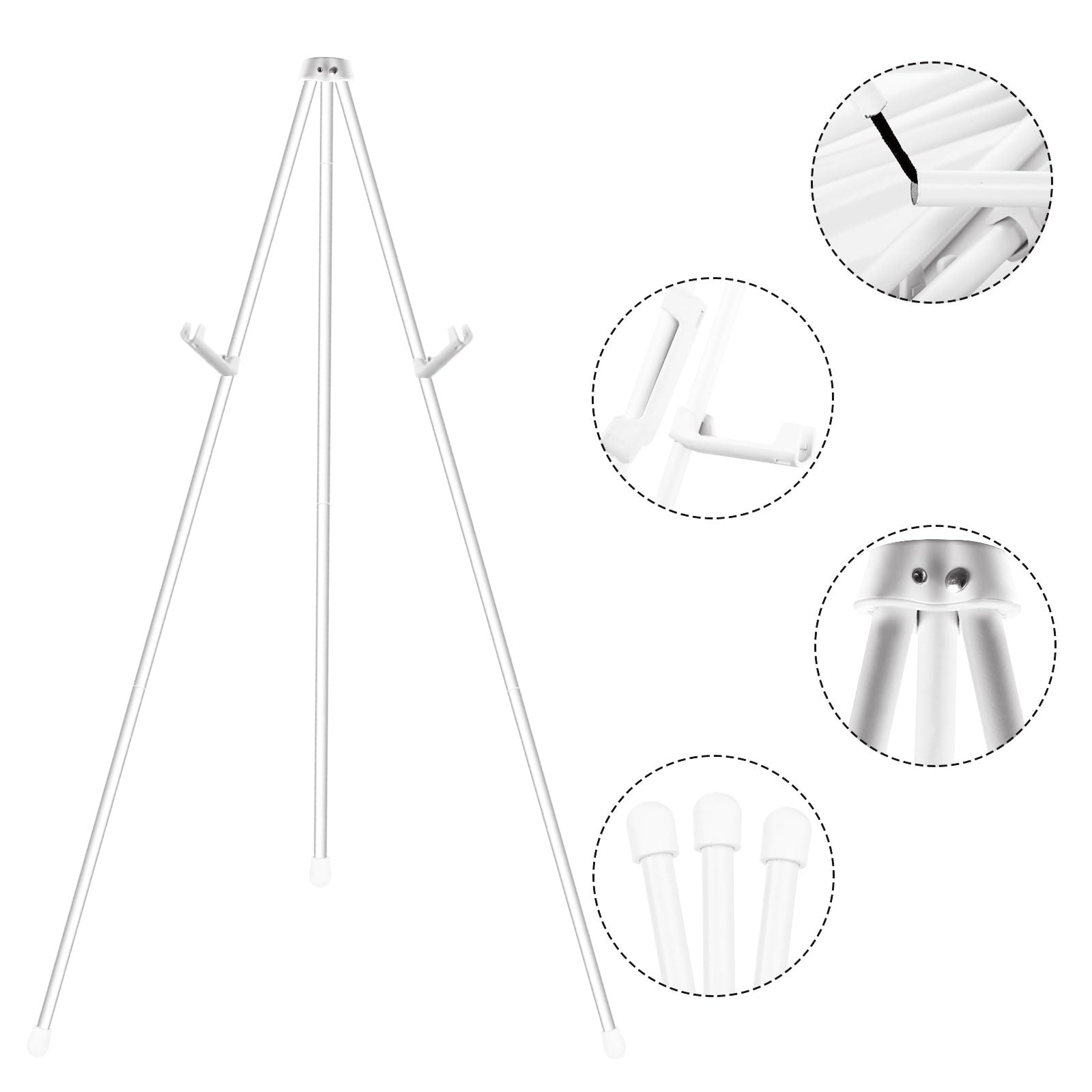 senenqu-staffelei-160-cm-metall-wei-faltbar-2-st-ck image 4