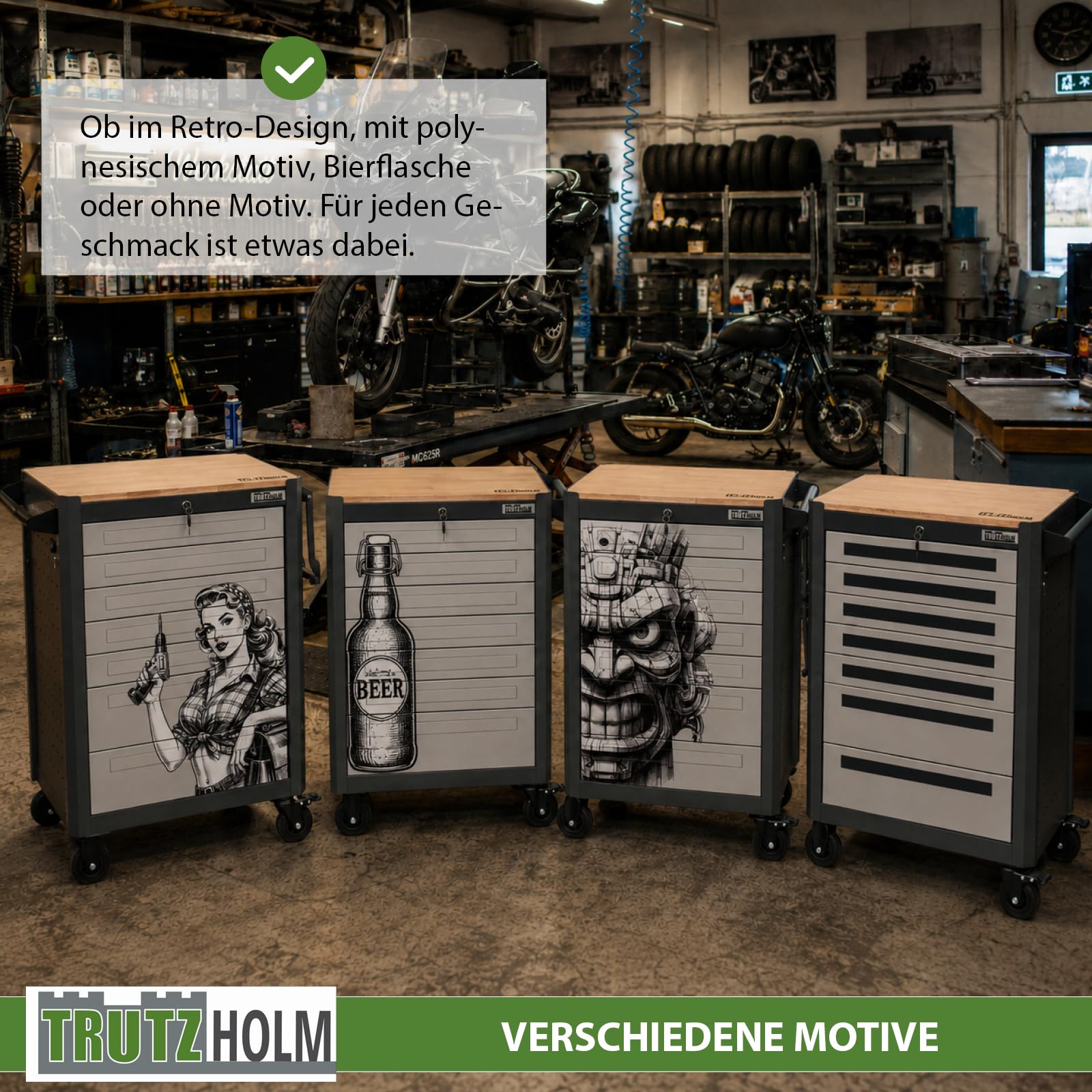 trutzholm-werkstattwagen-7-schubladen-anthrazit-holzplatte-leer image 8