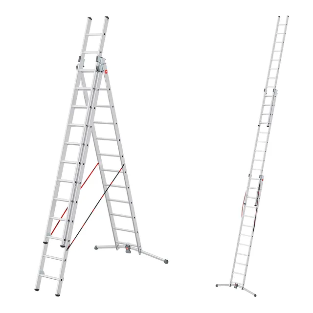 hailo-s98-profilot-kombileiter-alu-3x12-sprossen-150-kg image 1