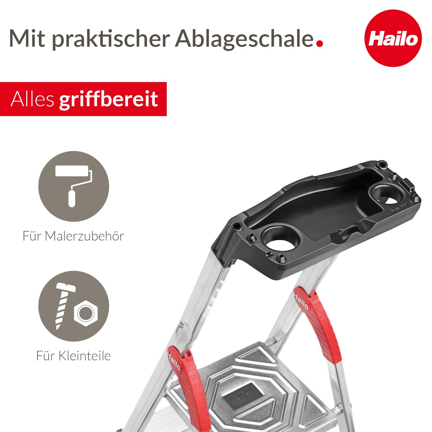 hailo-l60-standardline-stehleiter-5-stufen-silber-150-kg image 4