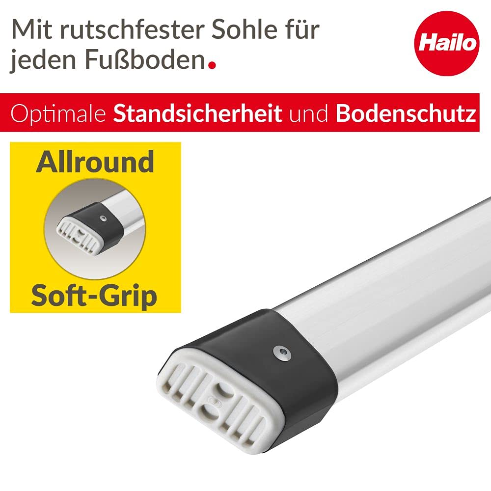 hailo-d60-standardline-trittleiter-2x2-stufen-silber-150-kg image 4