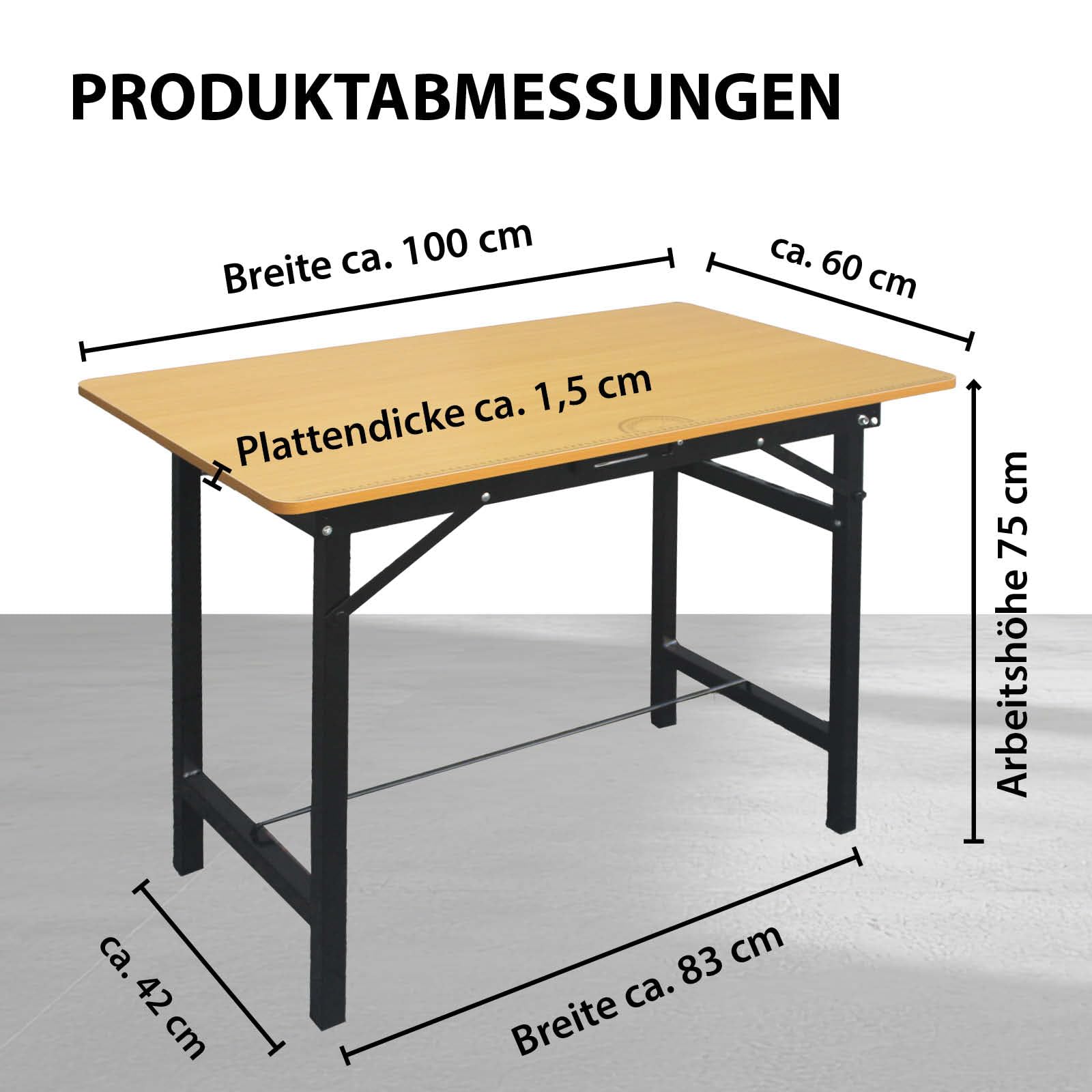 trutzholm-werkbank-klappbar-100x60cm-150kg-mdf-arbeitstisch image 2