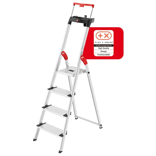 hailo-l85-comfortline-stehleiter-4-xxl-stufen-alu-150-kg image 1