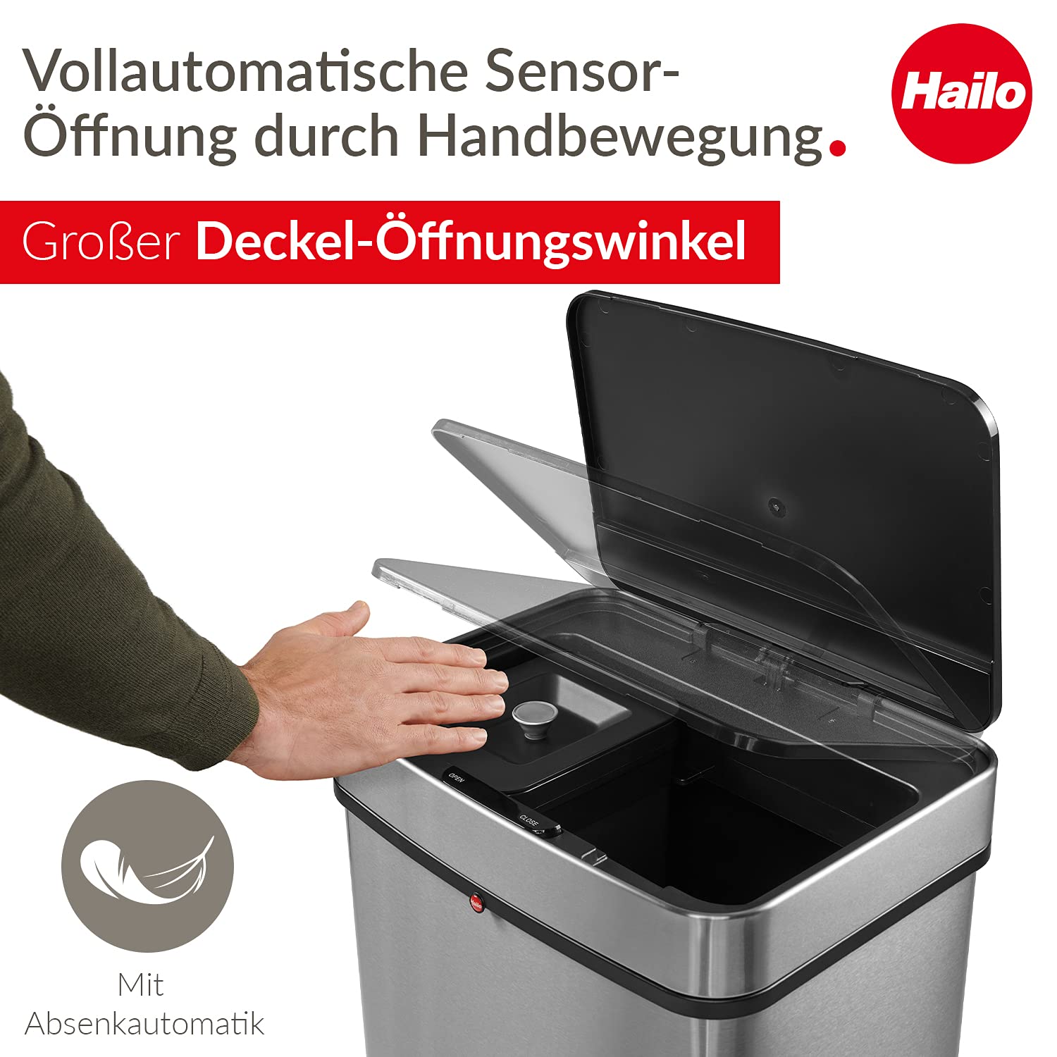 hailo-ko-vario-xl-m-lleimer-50-l-sensor-edelstahl image 2