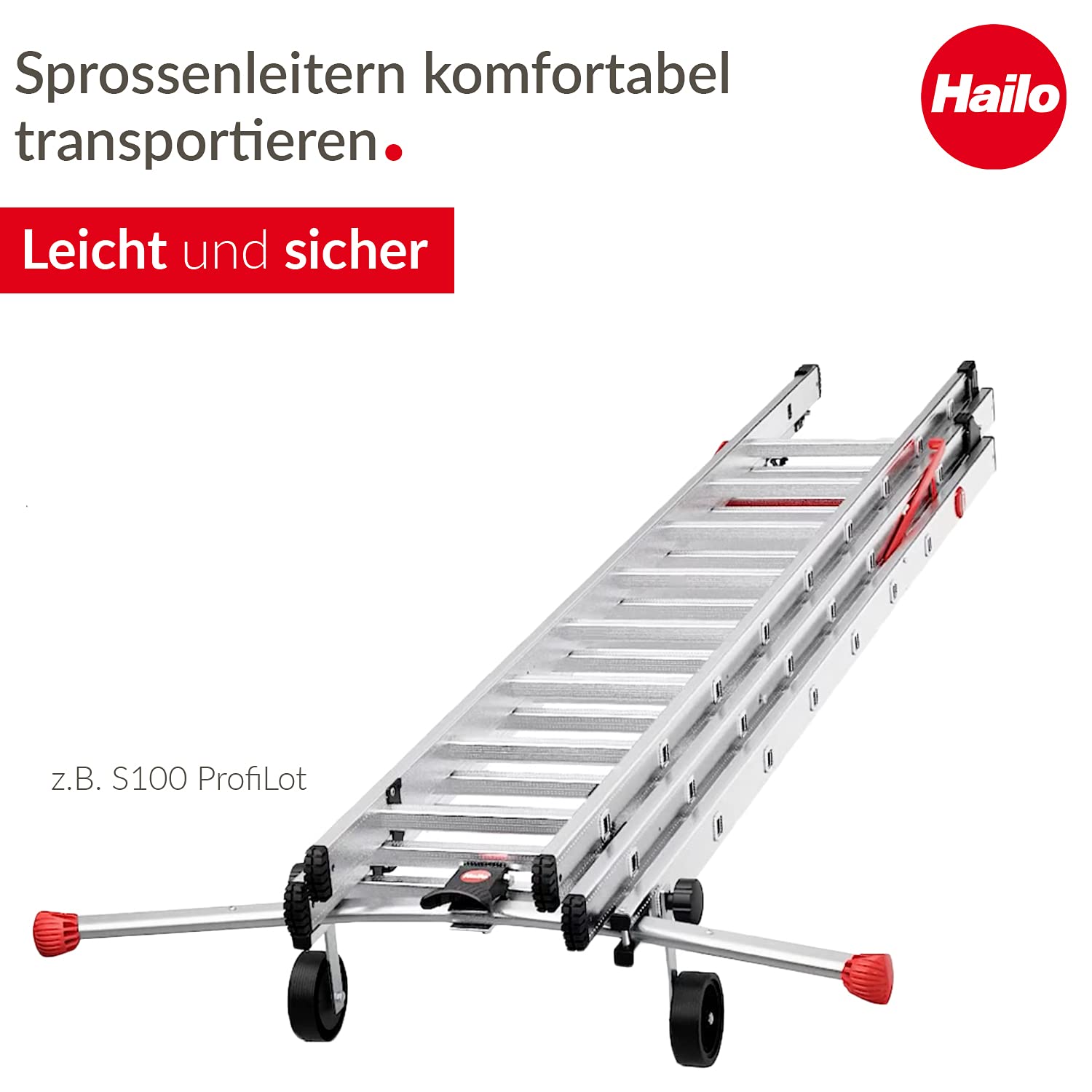 hailo-safetyline-transportrollen-sprossenleiter-2er-set-kunststoff image 2