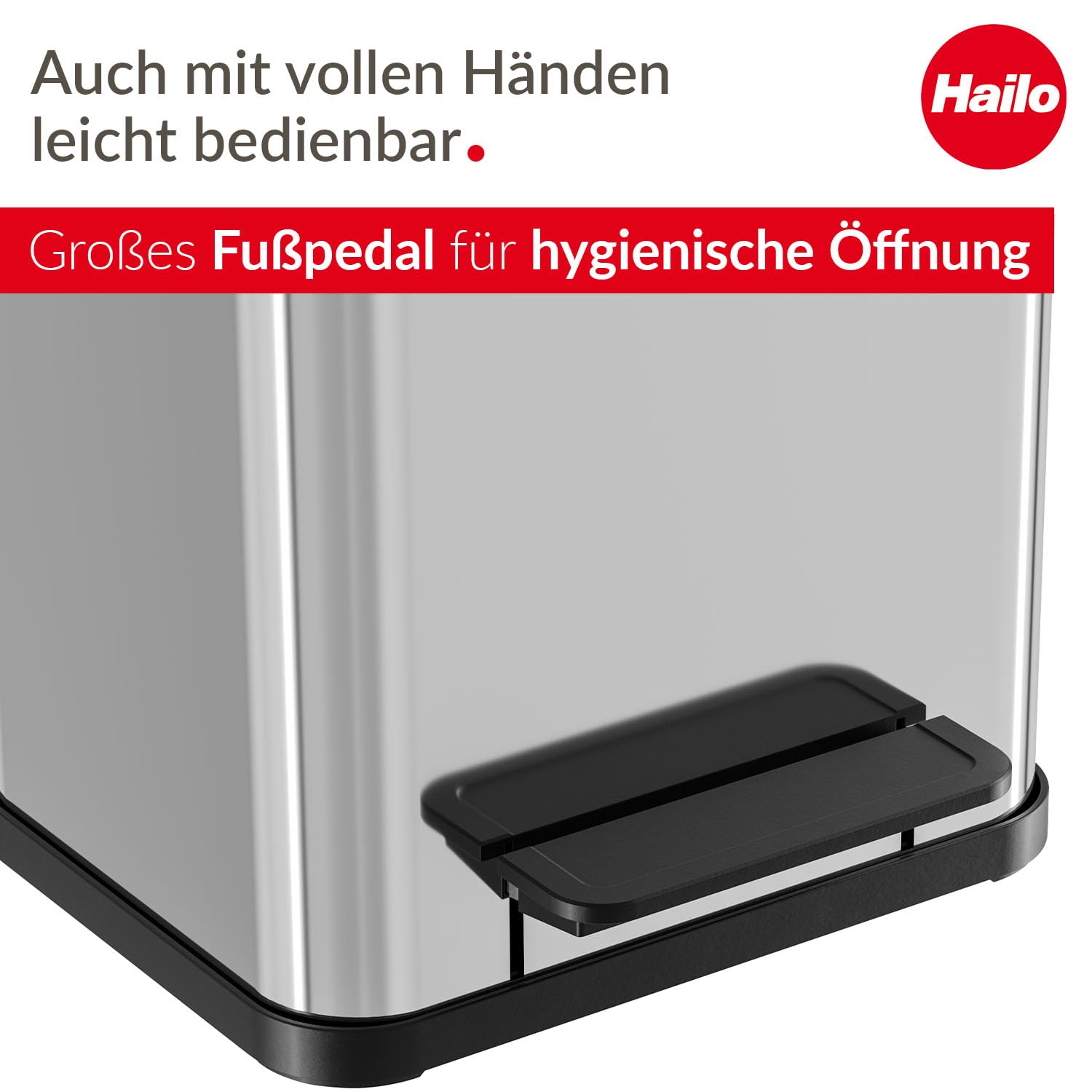 hailo-ko-duo-plus-m-m-lleimer-edelstahl-2x9-liter image 4