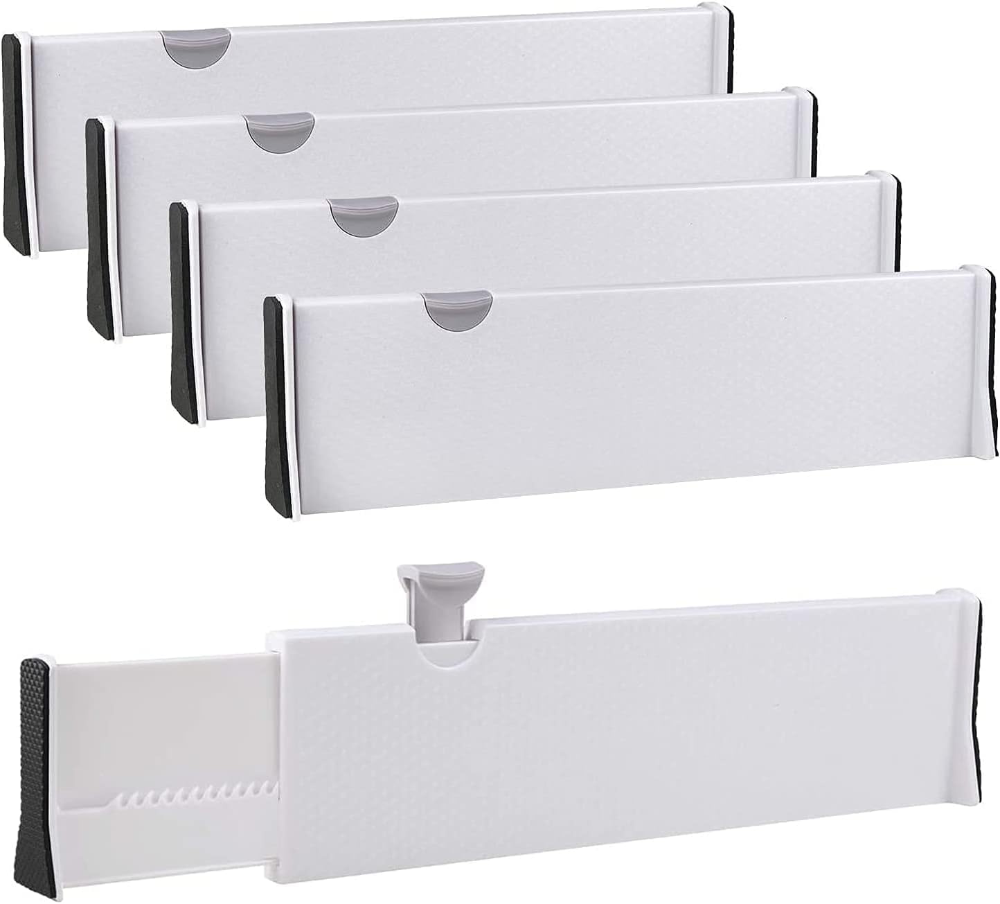 senenqu-schubladentrenner-verstellbar-wei-4er-set-37-8-54-cm-hoch image 1
