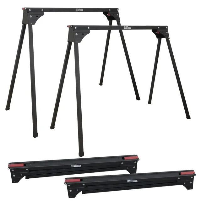 trutzholm-arbeitsb-cke-arbeitsbock-2er-set-1000-kg-schwarz-rot image 1