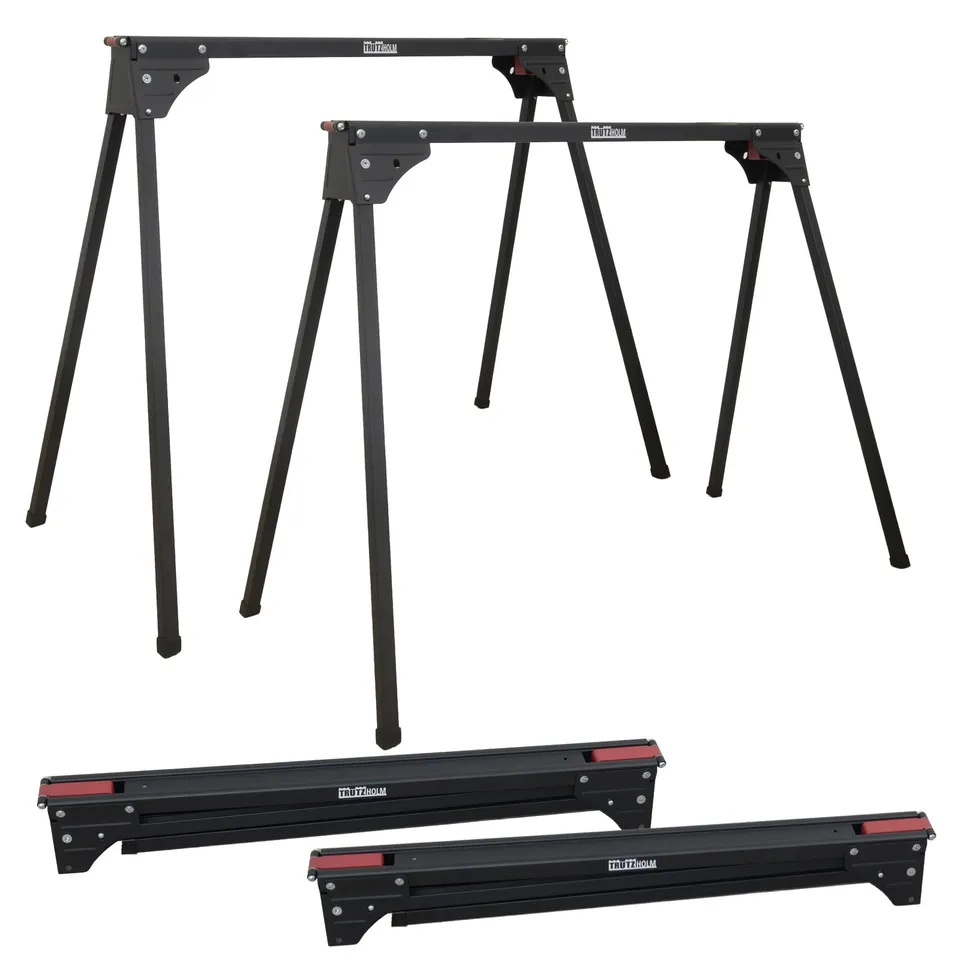 trutzholm-arbeitsb-cke-arbeitsbock-2er-set-1000-kg-schwarz-rot image 1