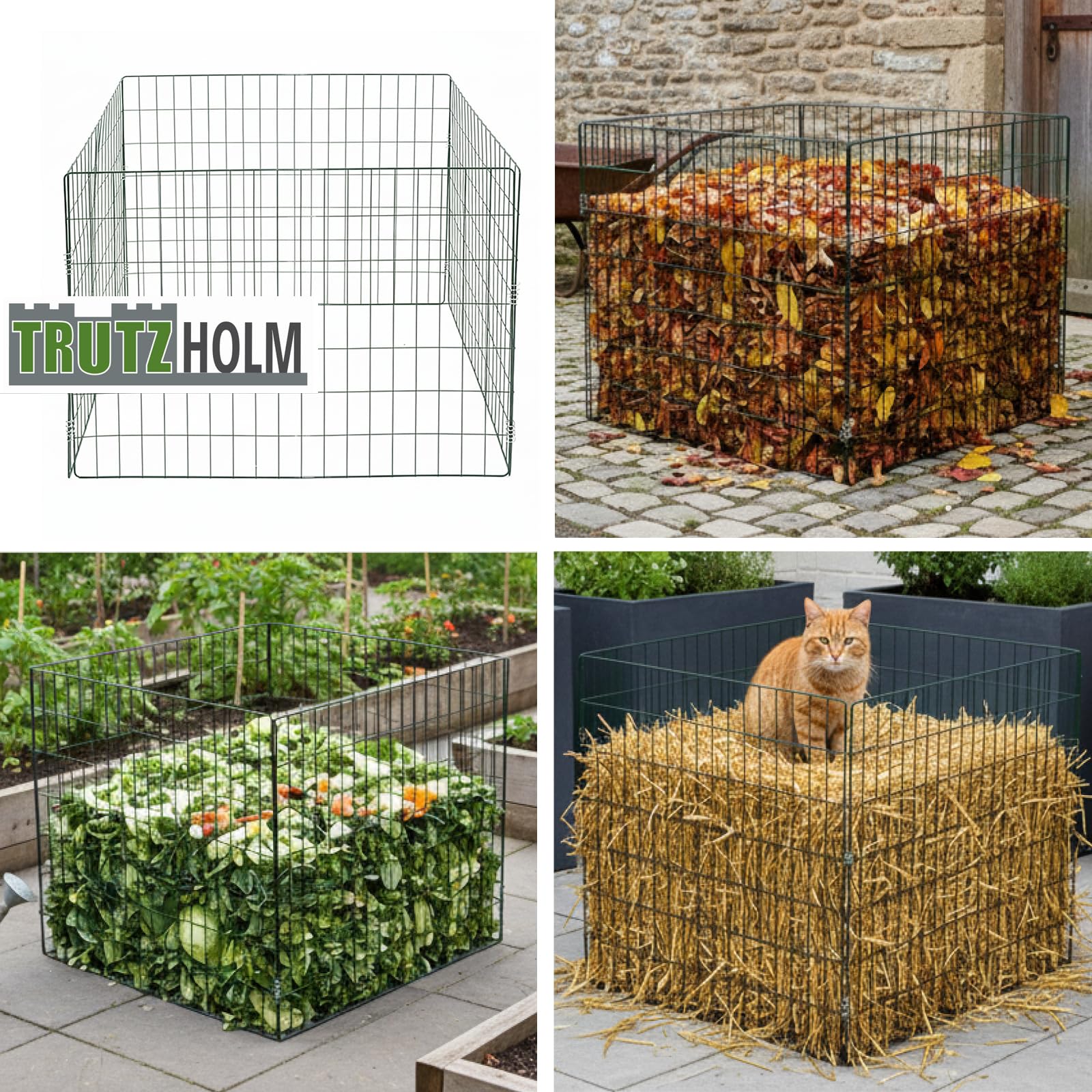 trutzholm-gartenger-te-kompostgitter-90x90x70-cm-gr-n image 7