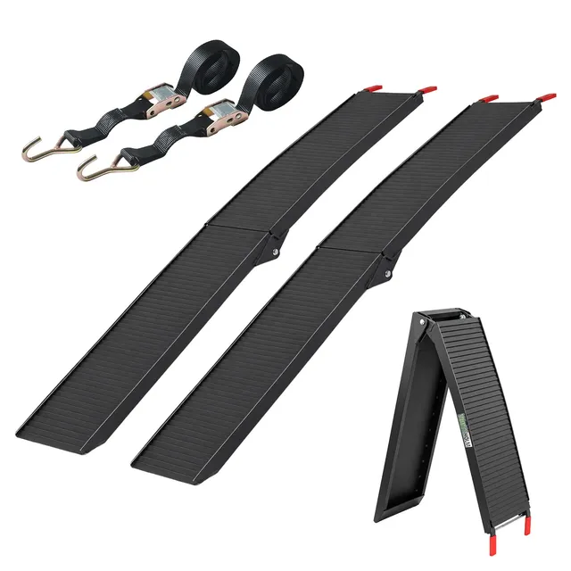 trutzholm-auffahrrampe-klappbar-alu-205cm-680kg-2er-set-schwarz image 1