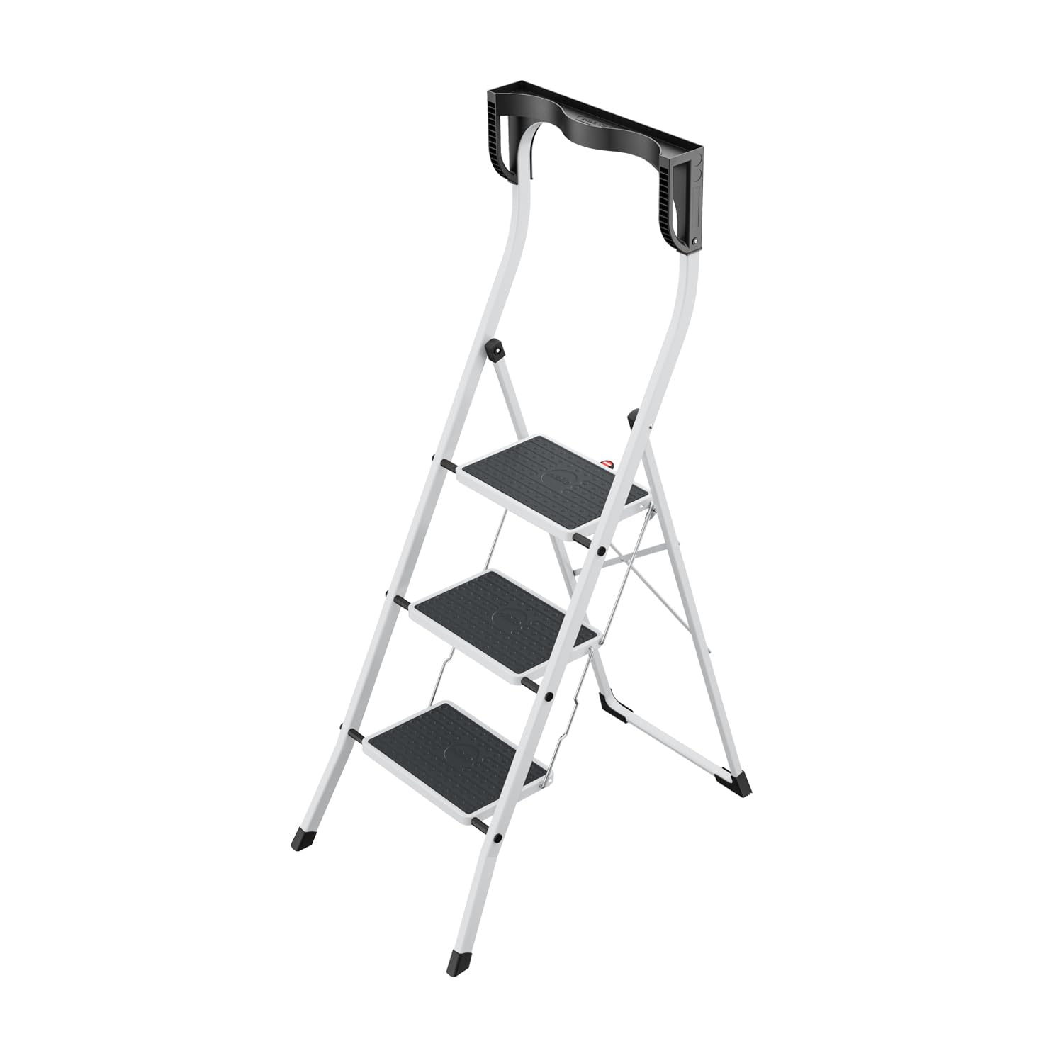 hailo-leitern-k75-comfortline-klapptritt-3-stufig-wei image 1