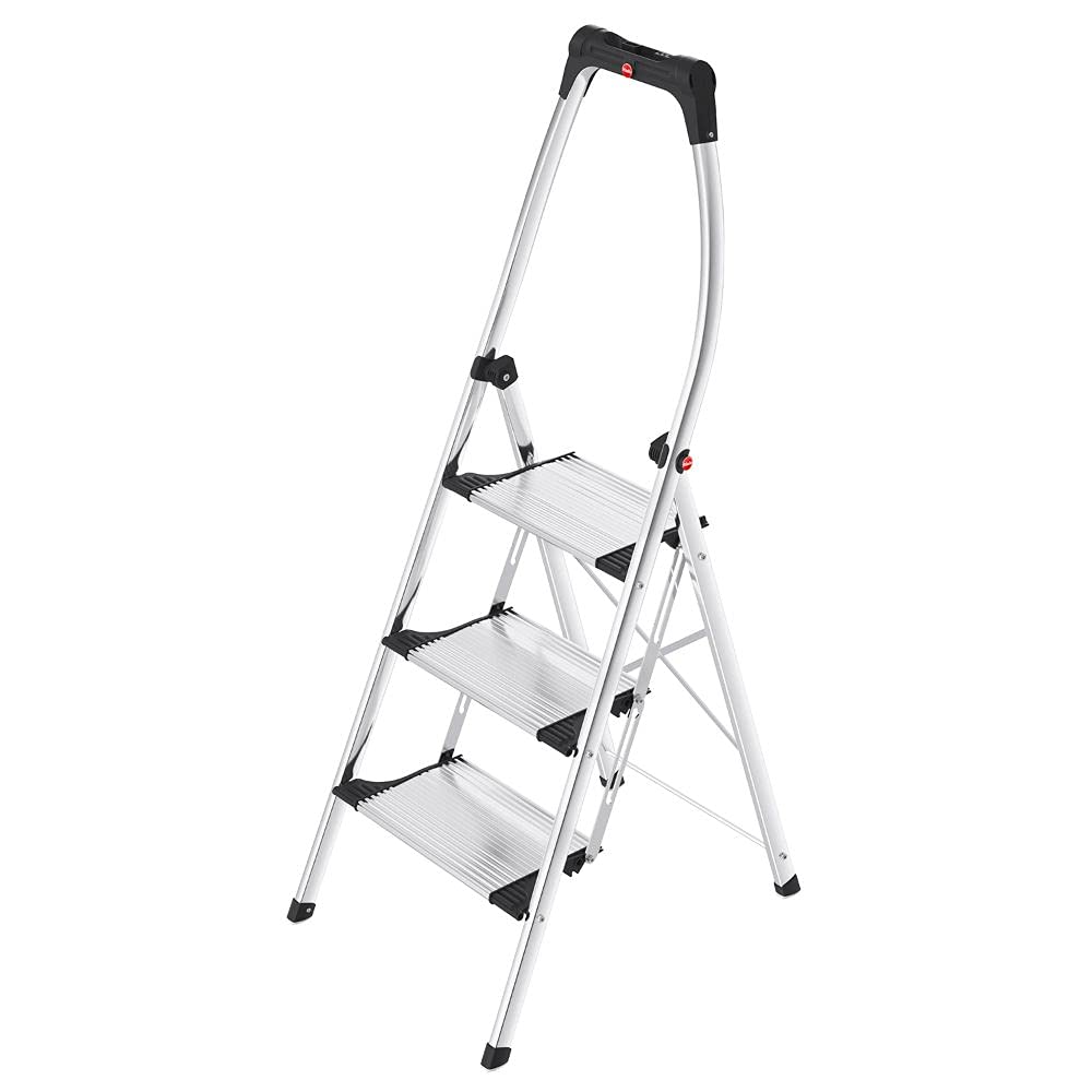 hailo-k100-topline-klapptritt-leiter-2-stufen-silber-150-kg image 8