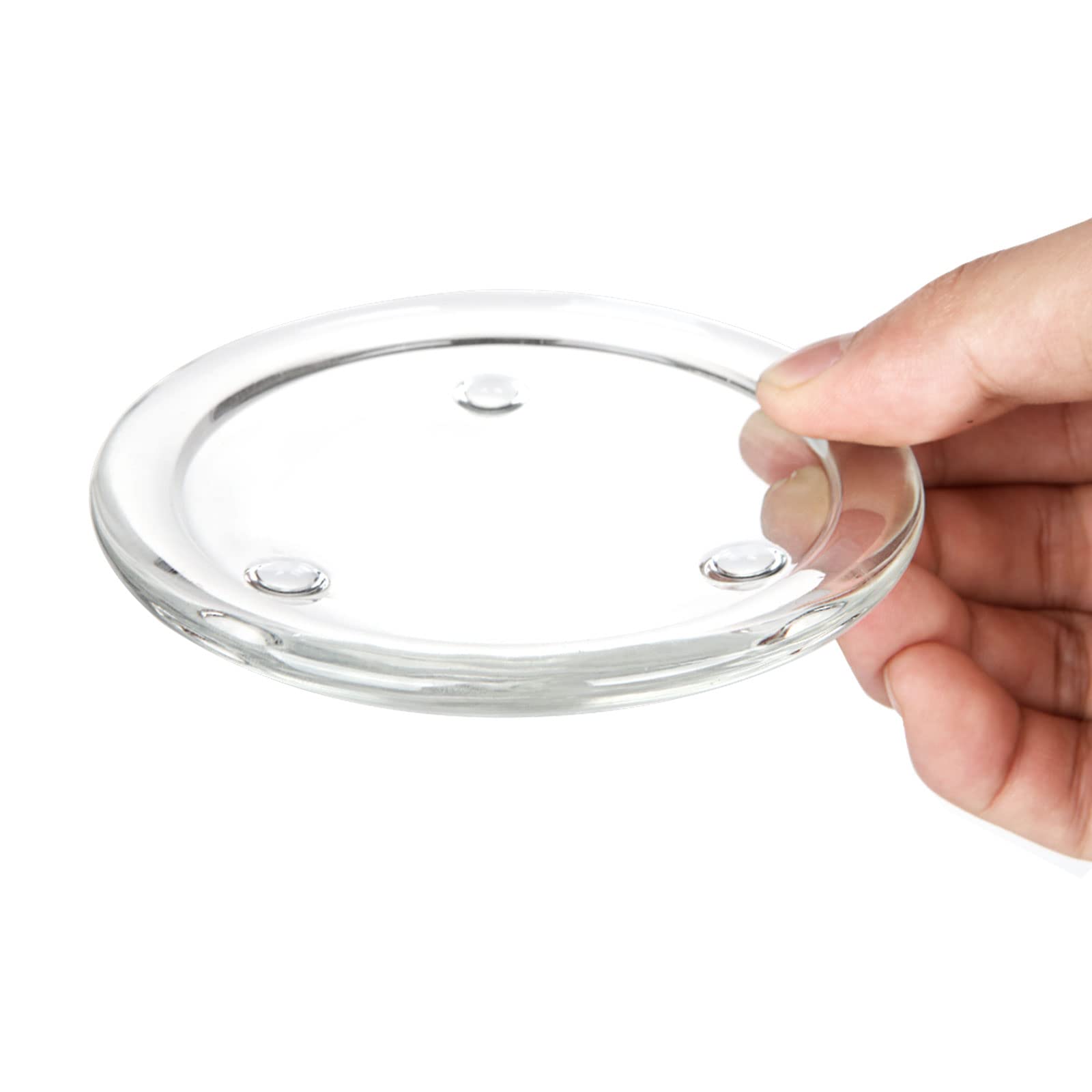 senenqu-kerzenuntersetzer-glas-rund-10cm-16er-set-klar image 3