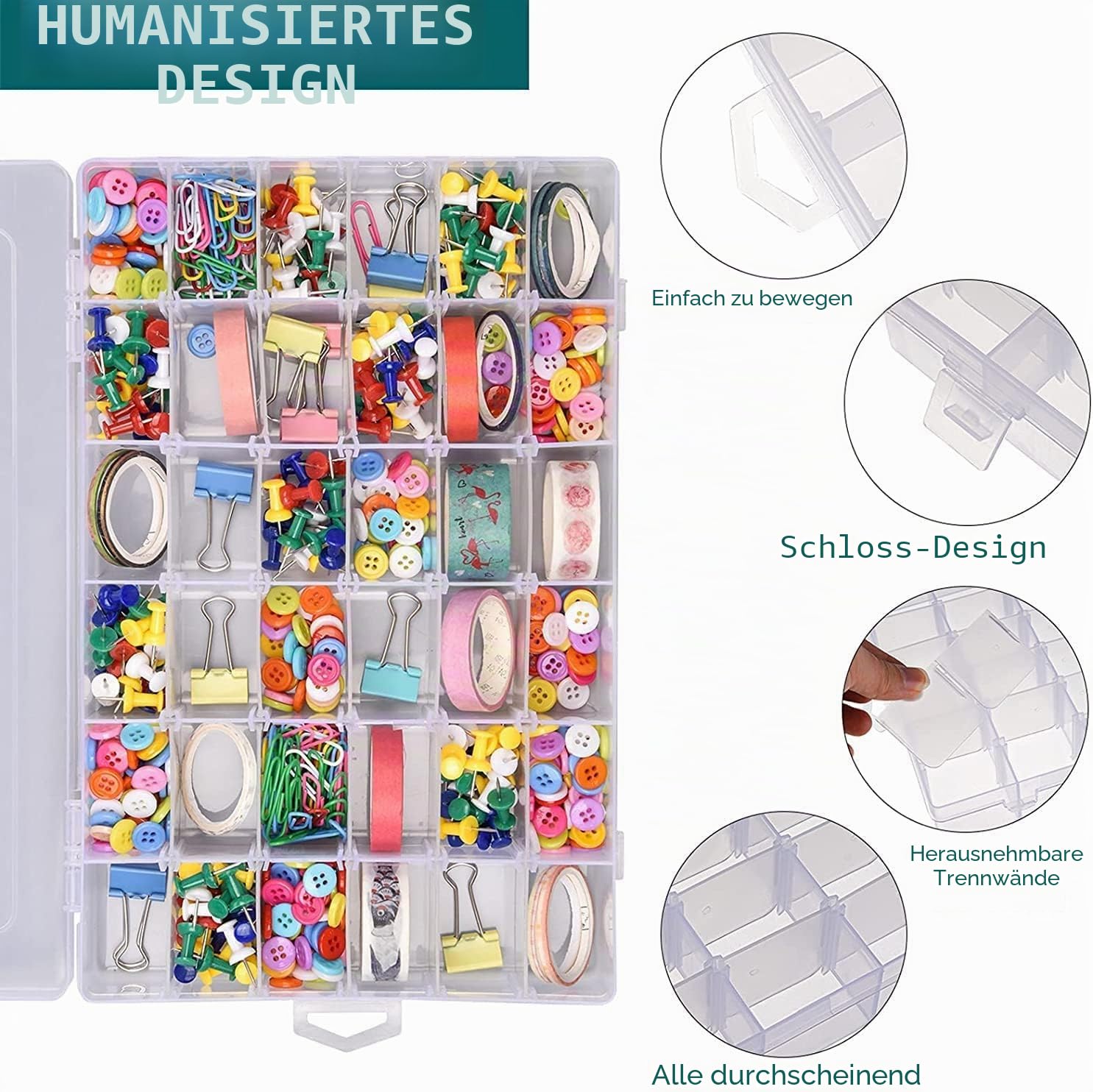 senenqu-sortierbox-kleinteilebox-36-f-cher-transparent-2-st-ck image 4