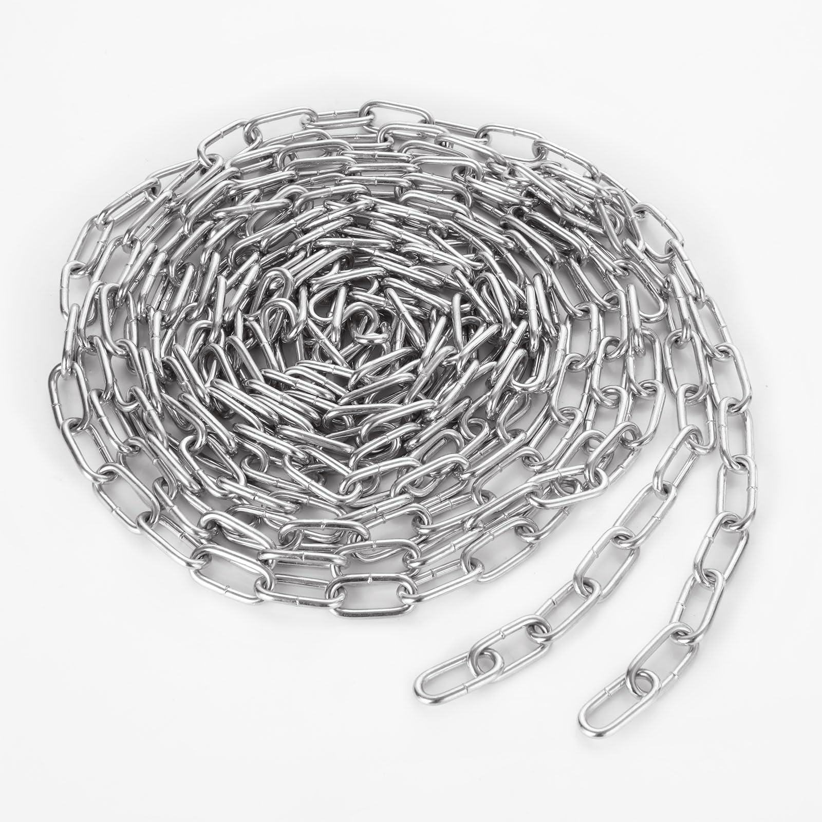 senenqu-stahlkette-10-m-verzinkt-3-mm-2x5-m-gliederkette image 1