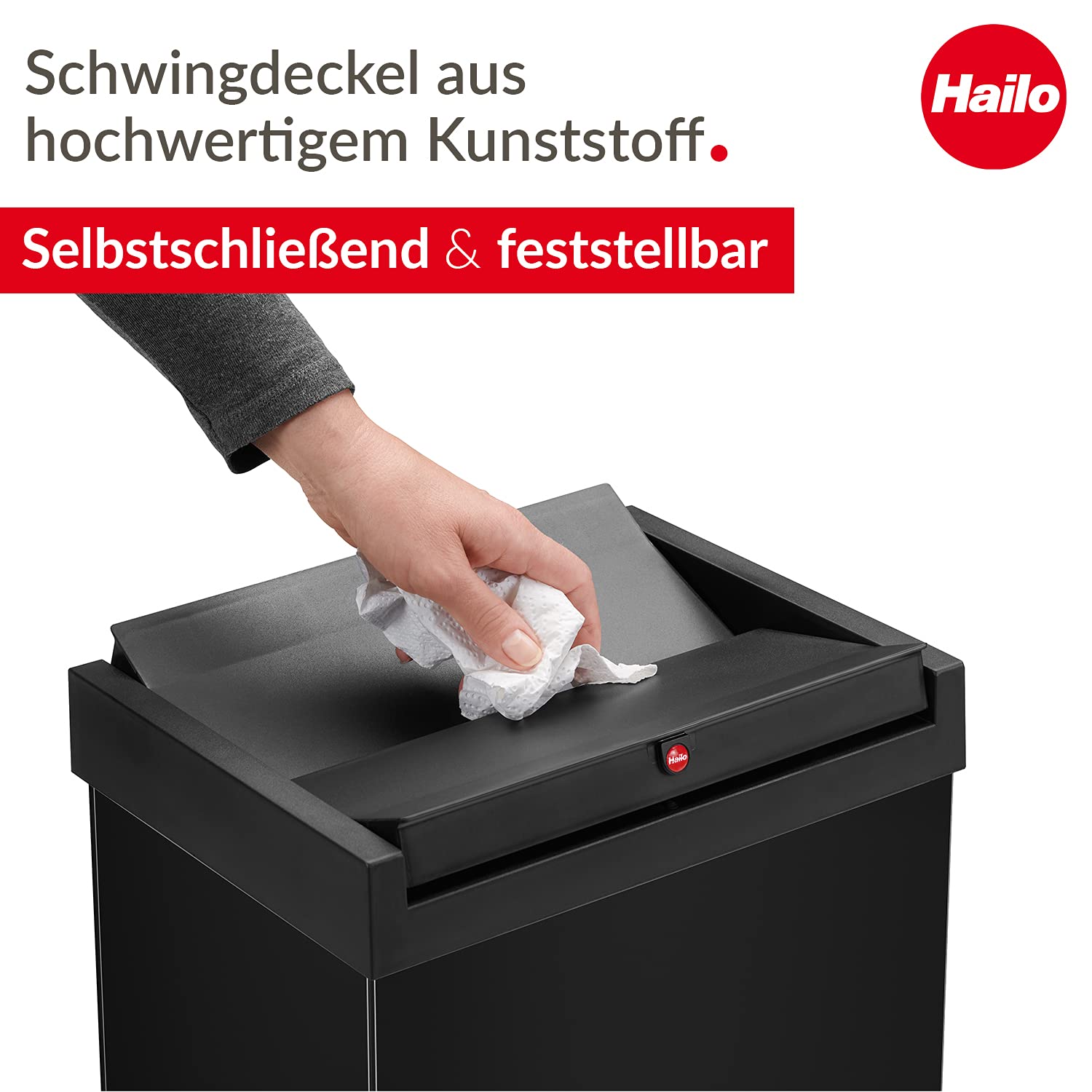 hailo-m-lleimer-big-box-swing-l-35l-schwarz-stahlblech image 2