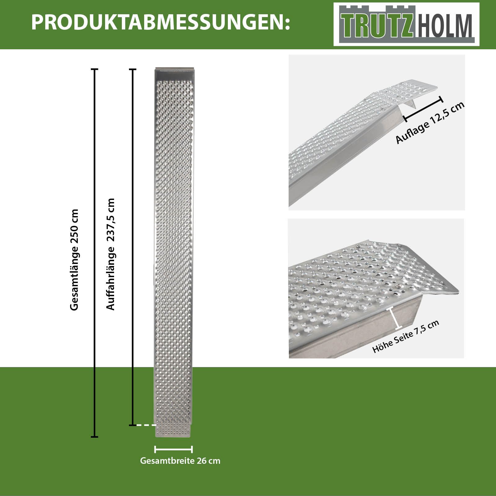 trutzholm-rampen-auffahrrampe-alu-250-cm-1000-kg-2er-set image 2