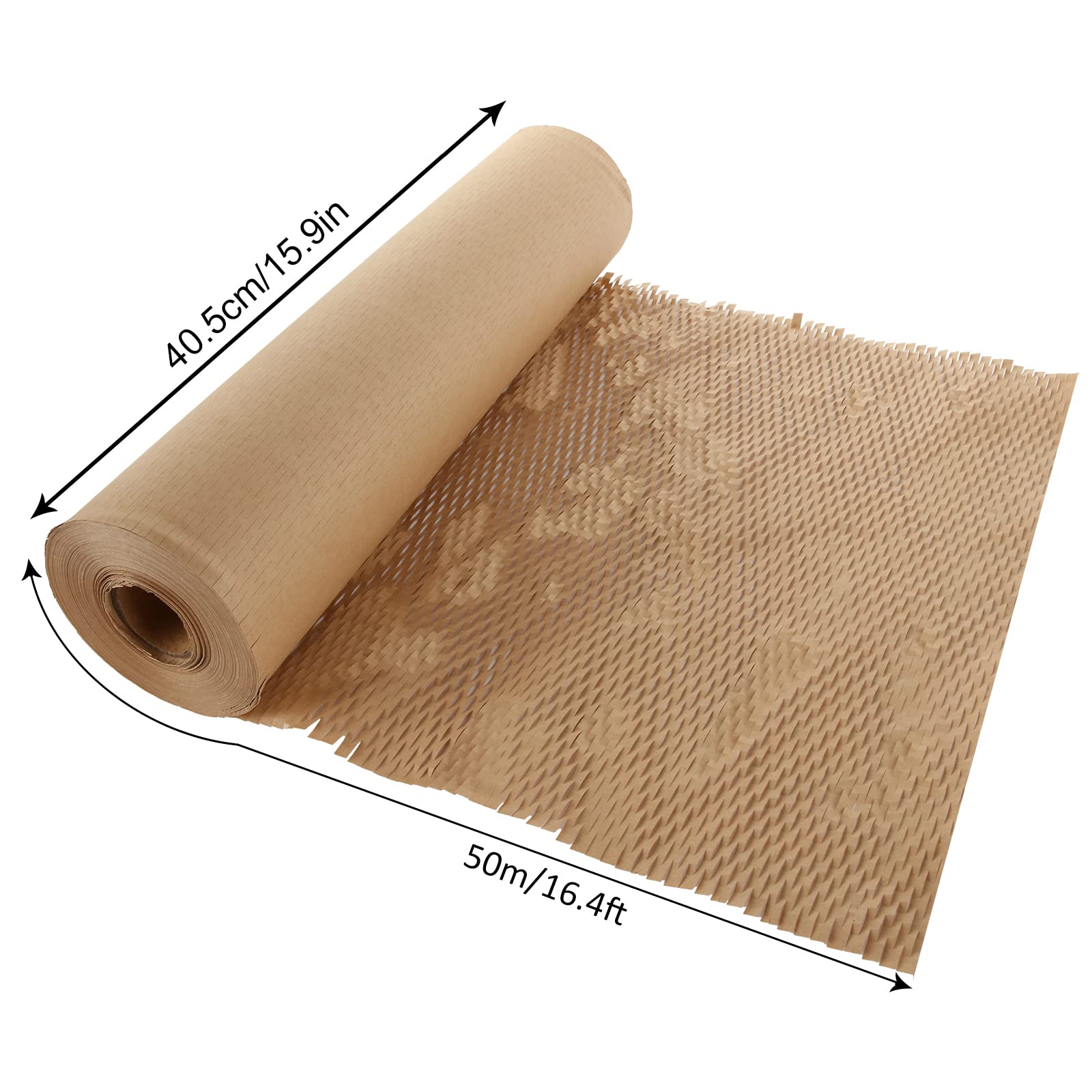 senenqu-wabenpapier-verpackung-50m-x-40cm-kraftpapier-braun image 8