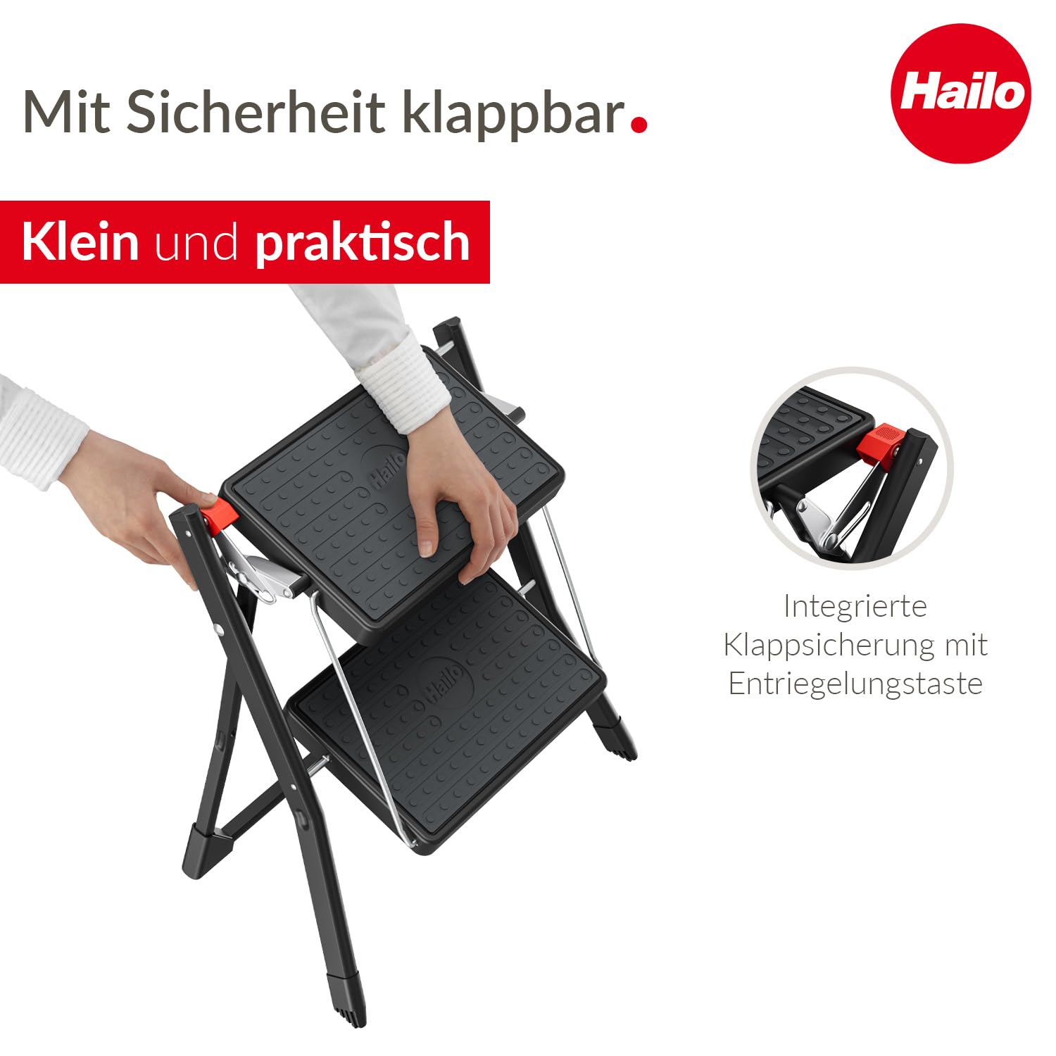 hailo-leitern-mk61-trittleiter-2-stufen-schwarz-150-kg image 3