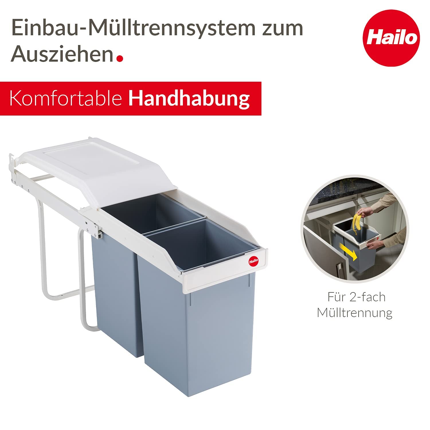 hailo-multi-box-duo-l-einbaum-lleimer-2x14-liter-cremewei image 2