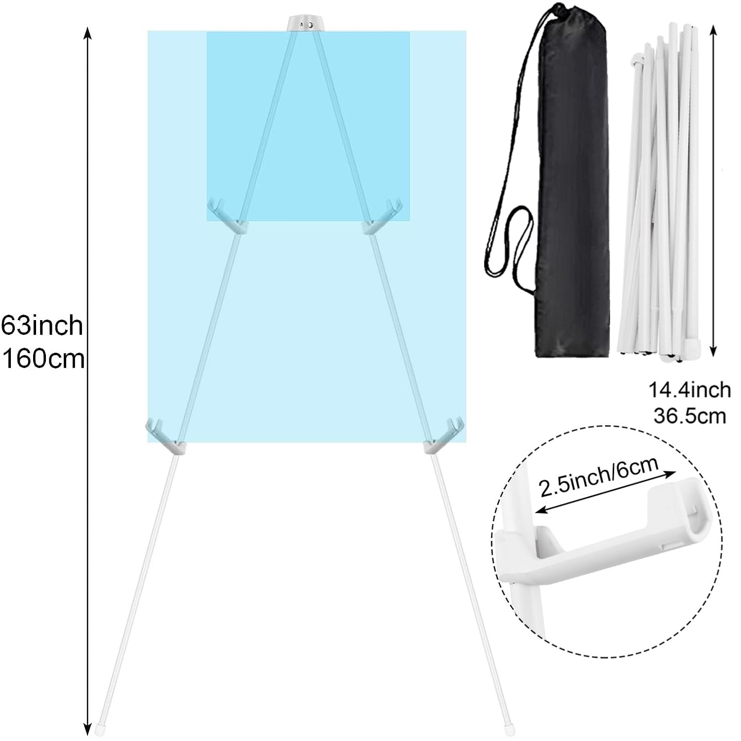 senenqu-staffelei-160-cm-metall-wei-faltbar-2-st-ck image 3