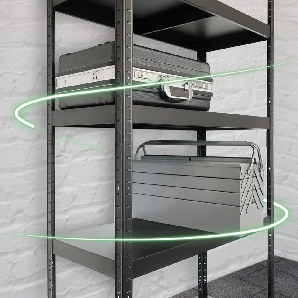 hemmdal-schwerlastregal-180x90x40-cm-schwarz-650-kg image 6