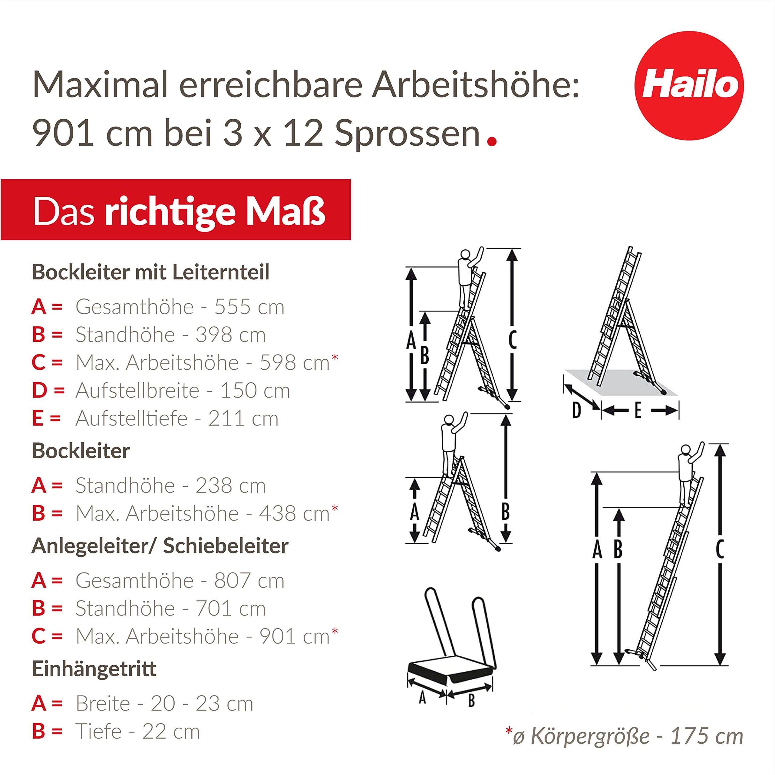 hailo-s98-profilot-kombileiter-alu-3x12-sprossen-150-kg image 6