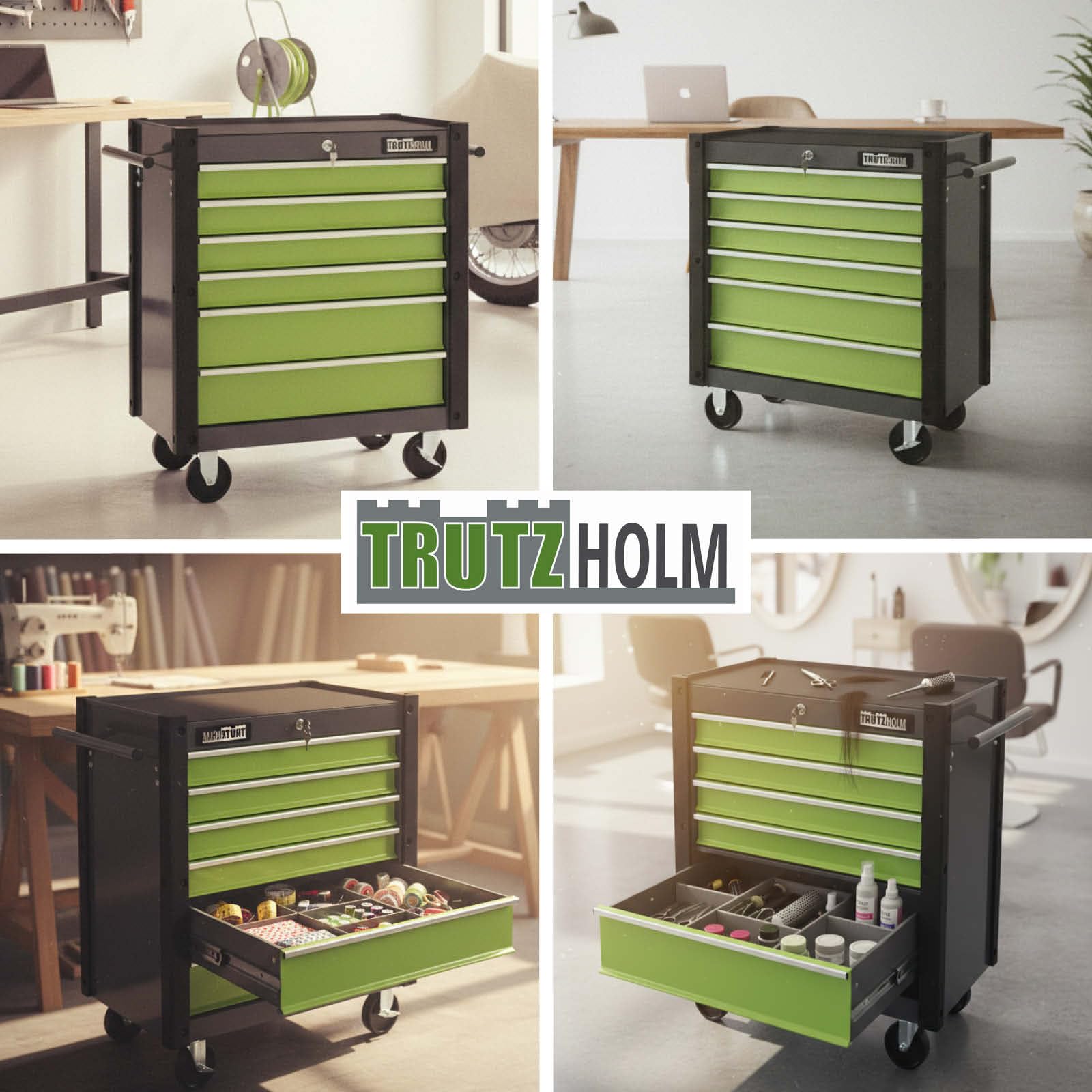 trutzholm-werkstattwagen-6-schubladen-werkzeugwagen-gr-n-abschlie-bar image 6