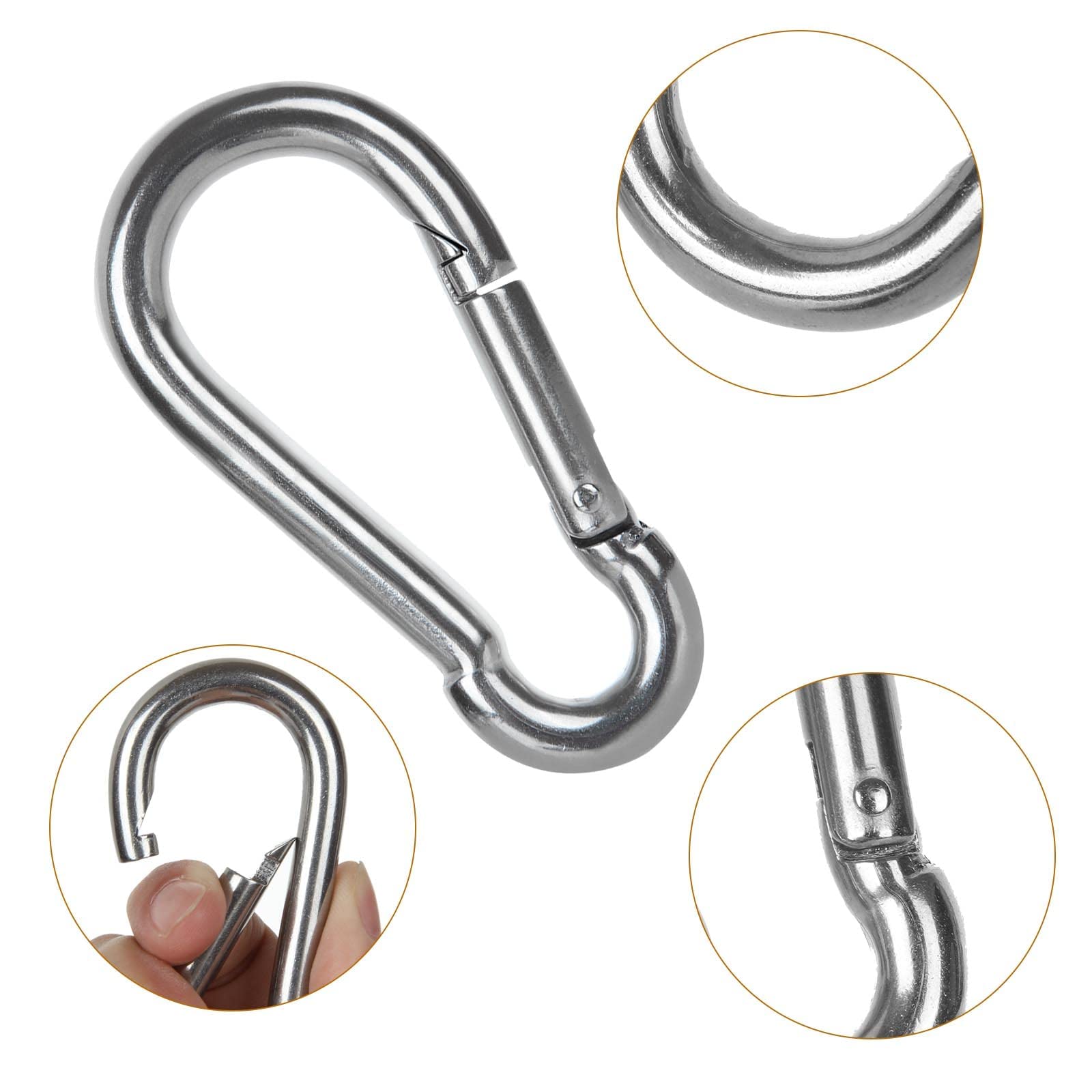 senenqu-karabiner-edelstahl-m8-8x80mm-8er-set-500kg image 3