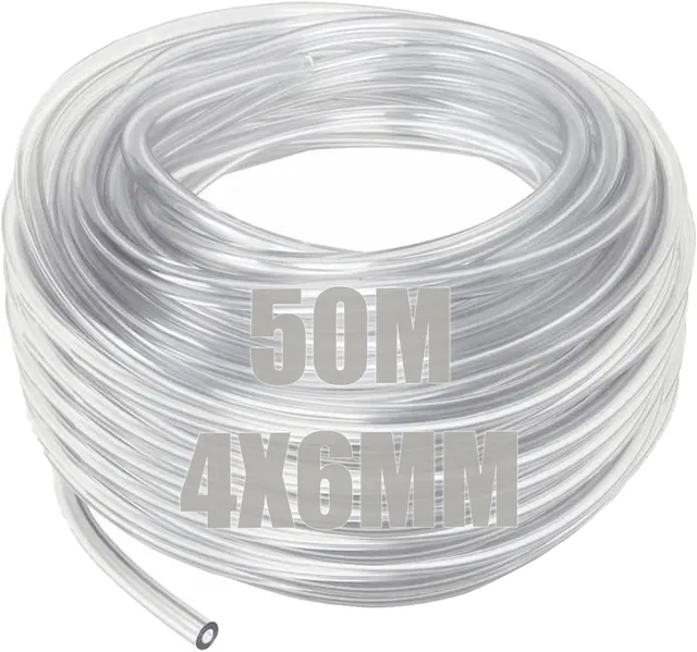 senenqu-pvc-schlauch-transparent-50m-4x6mm-aquarium image 1