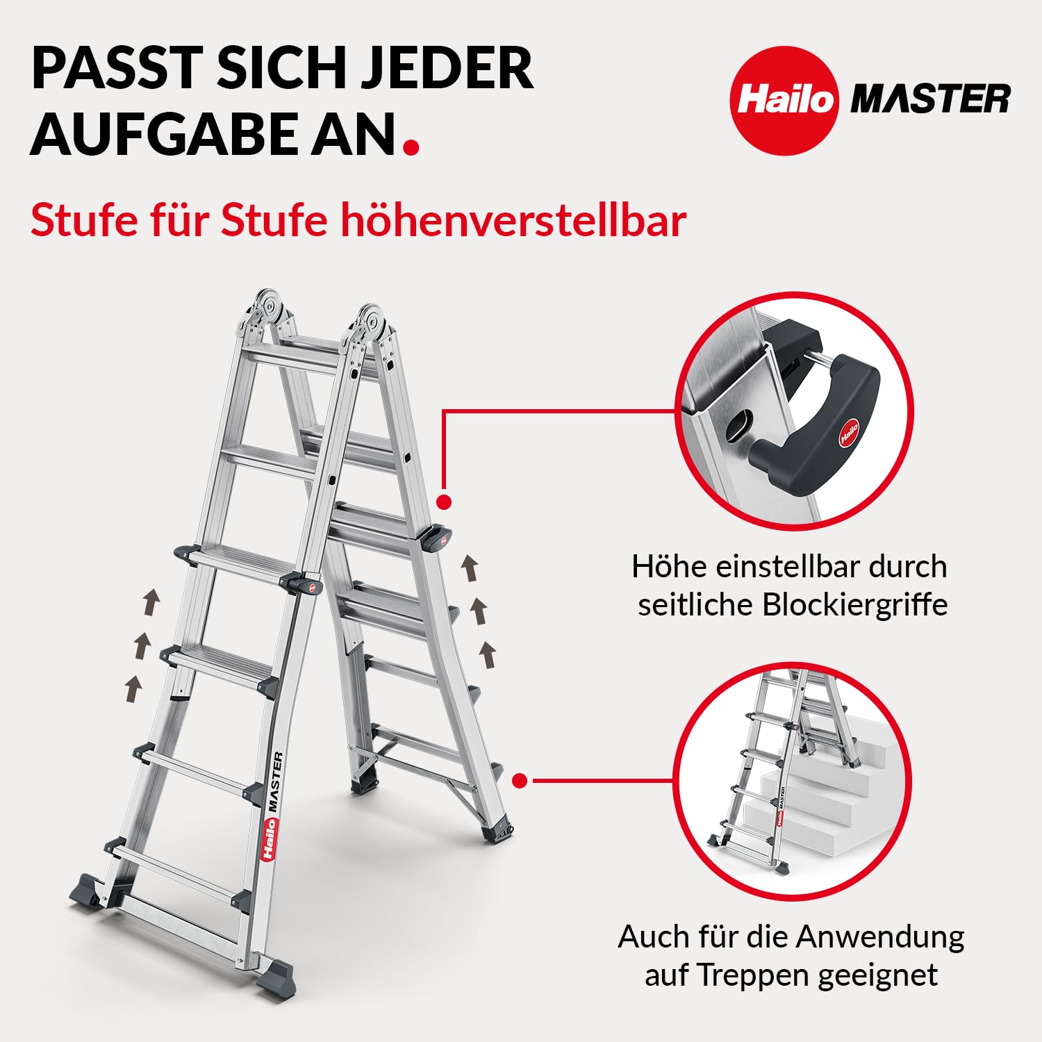 hailo-master-m100-multifunktionsleiter-4x5-alu-150kg image 3