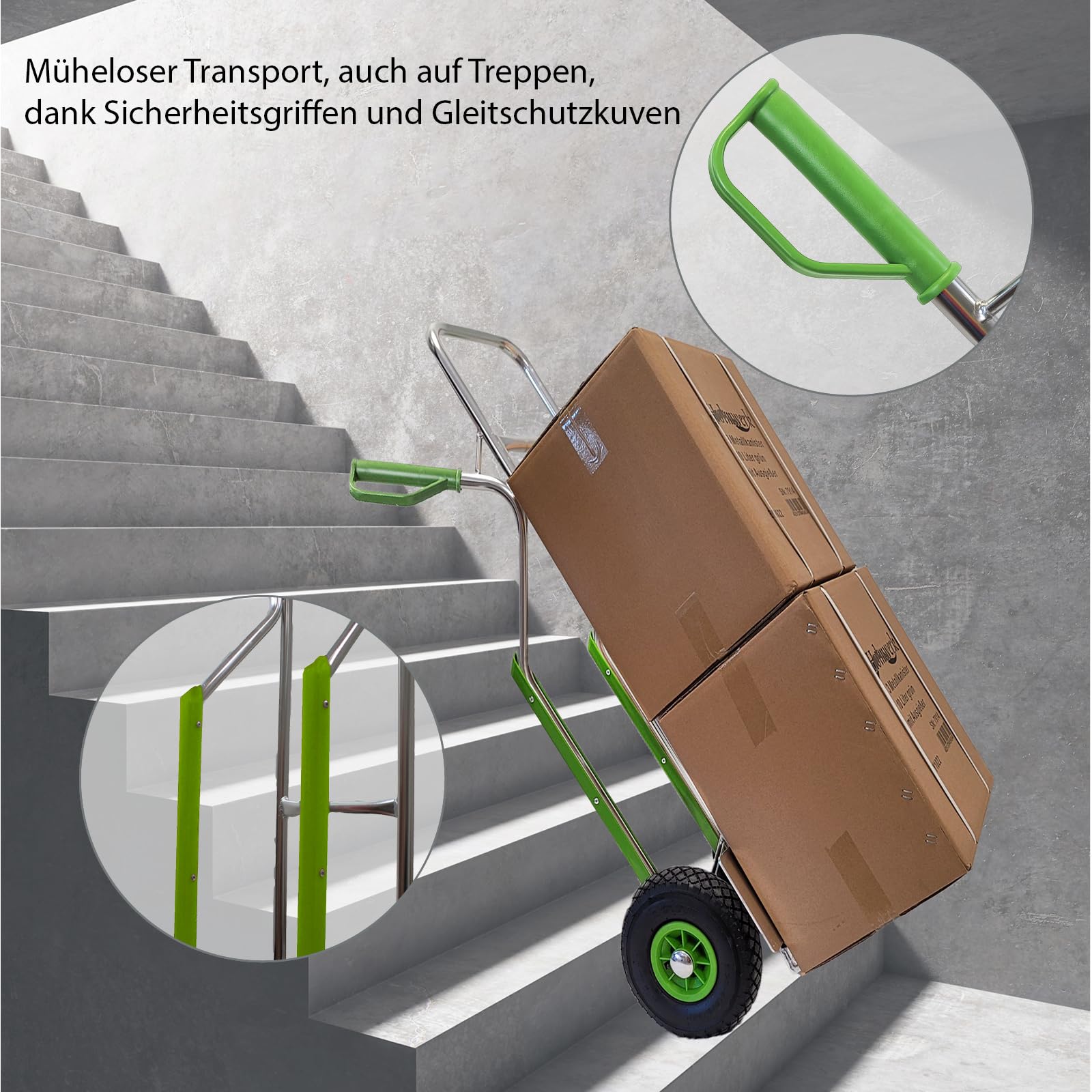 trutzholm-sackkarre-alu-200-kg-treppenrutsche-luftr-der image 7