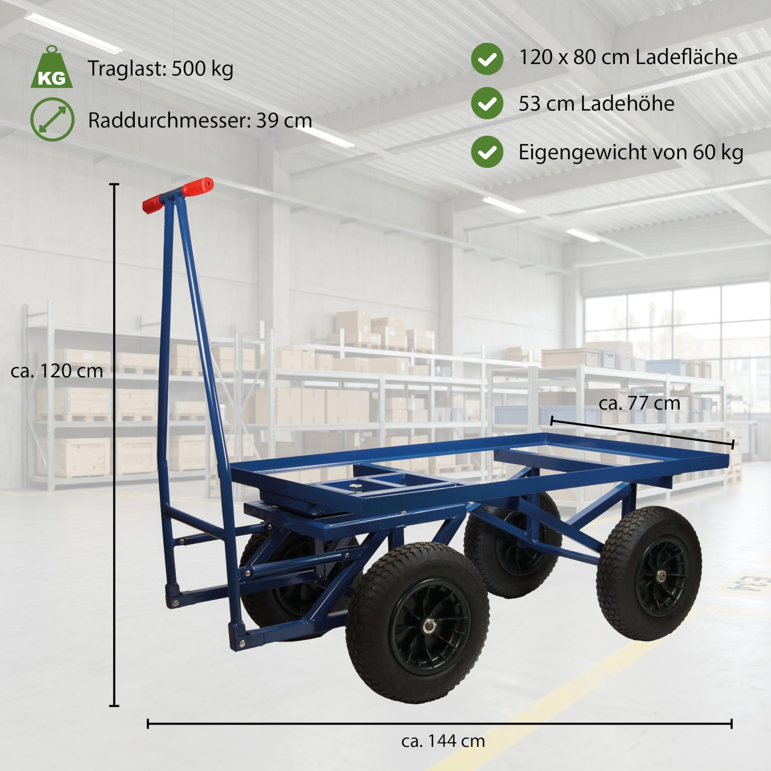 trutzholm-plattformwagen-xxl-500-kg-120x80-cm-mit-bremse image 2
