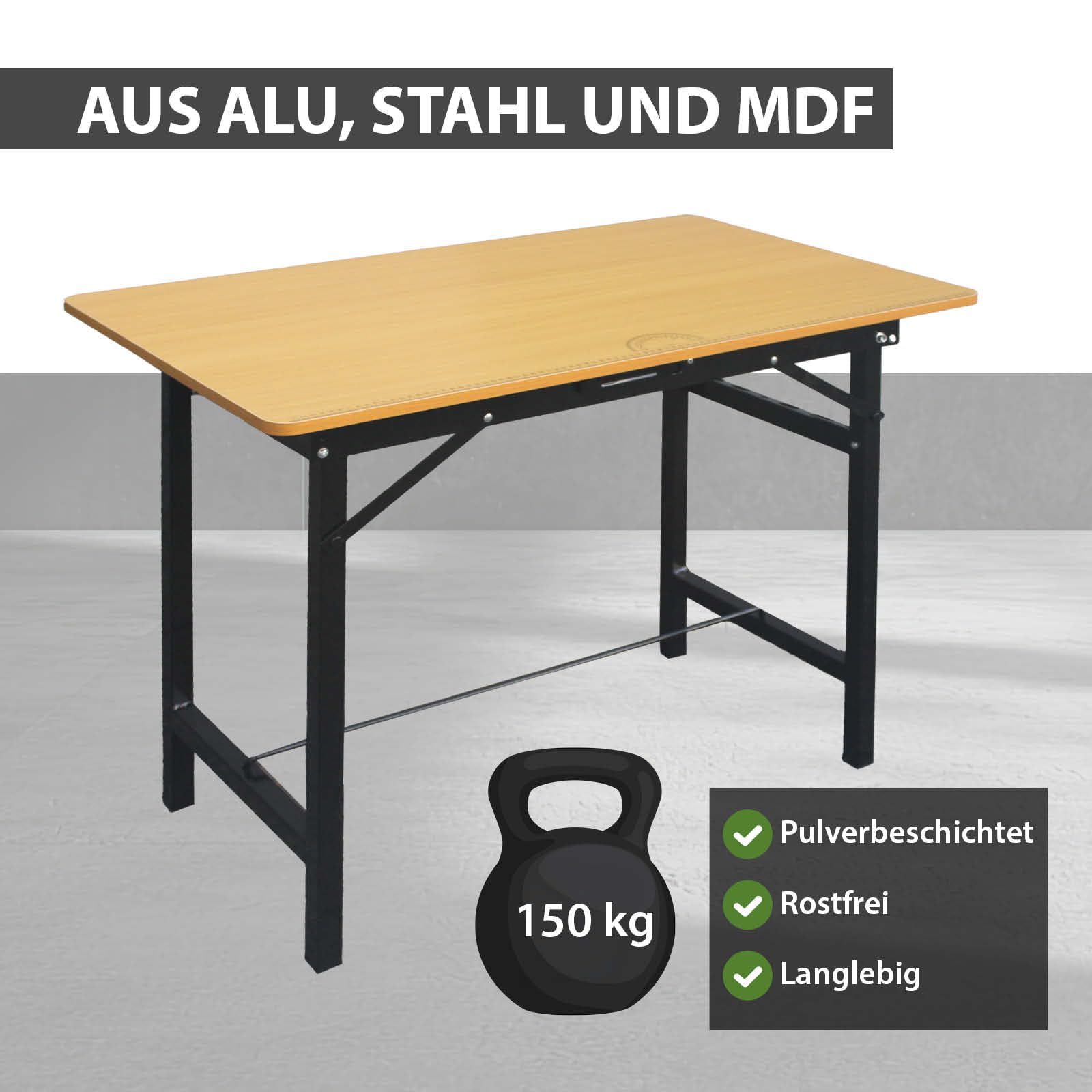 trutzholm-werkbank-klappbar-100x60cm-150kg-mdf-arbeitstisch image 3