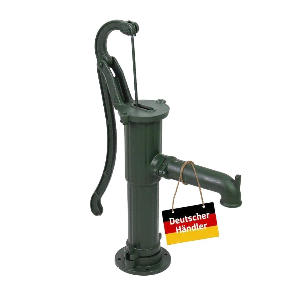 trutzholm-wasser-im-garten-schwengelpumpe-gusseisen-gr-n image 1