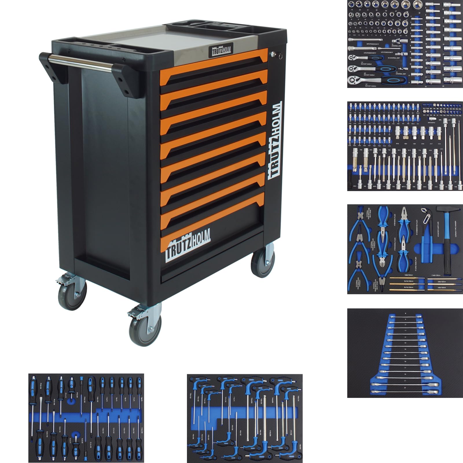 trutzholm-werkstattwagen-best-ckt-249-tlg-8-schubladen-orange image 3