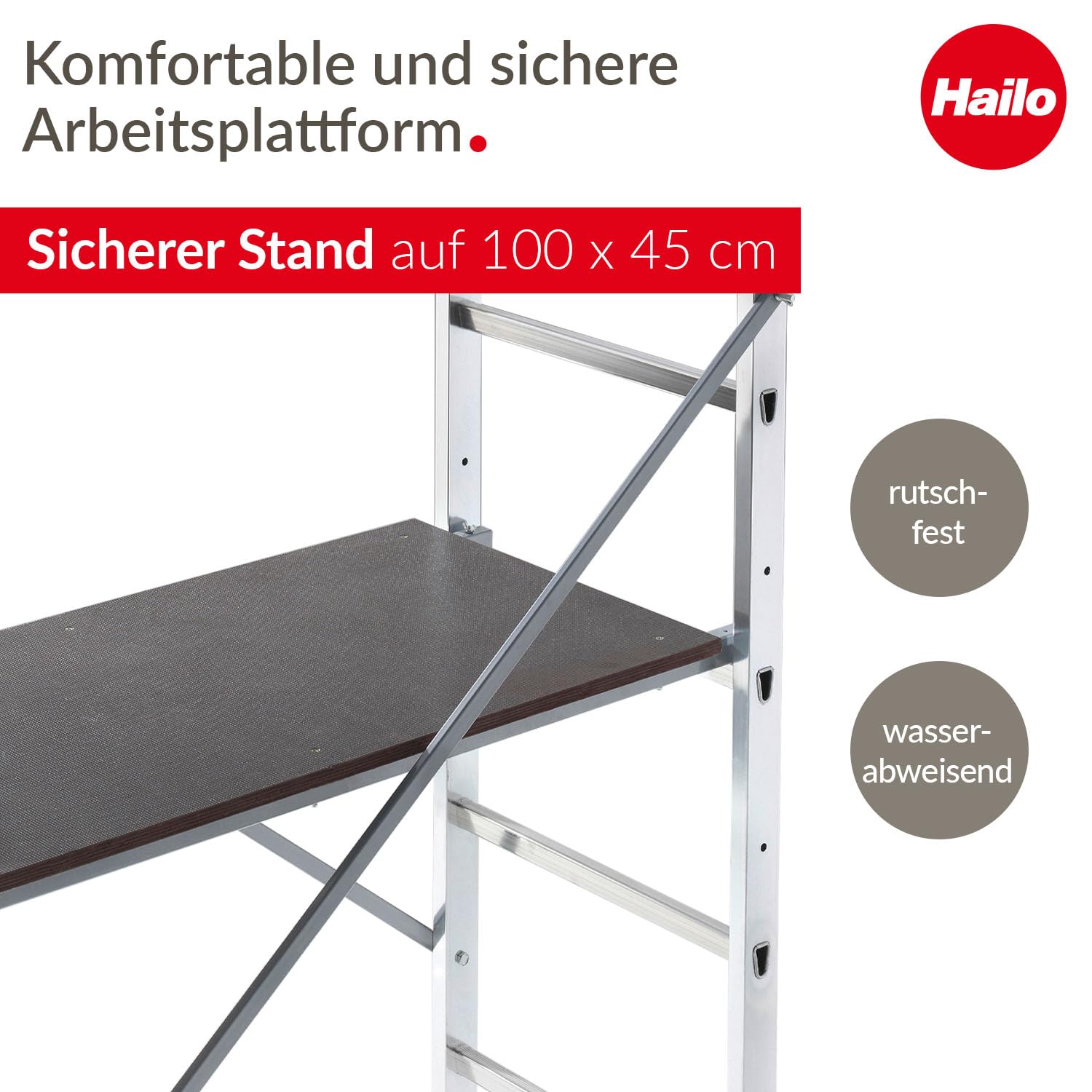 hailo-hobbystep-h3-gartenger-st-alu-3-00-m-silber image 4