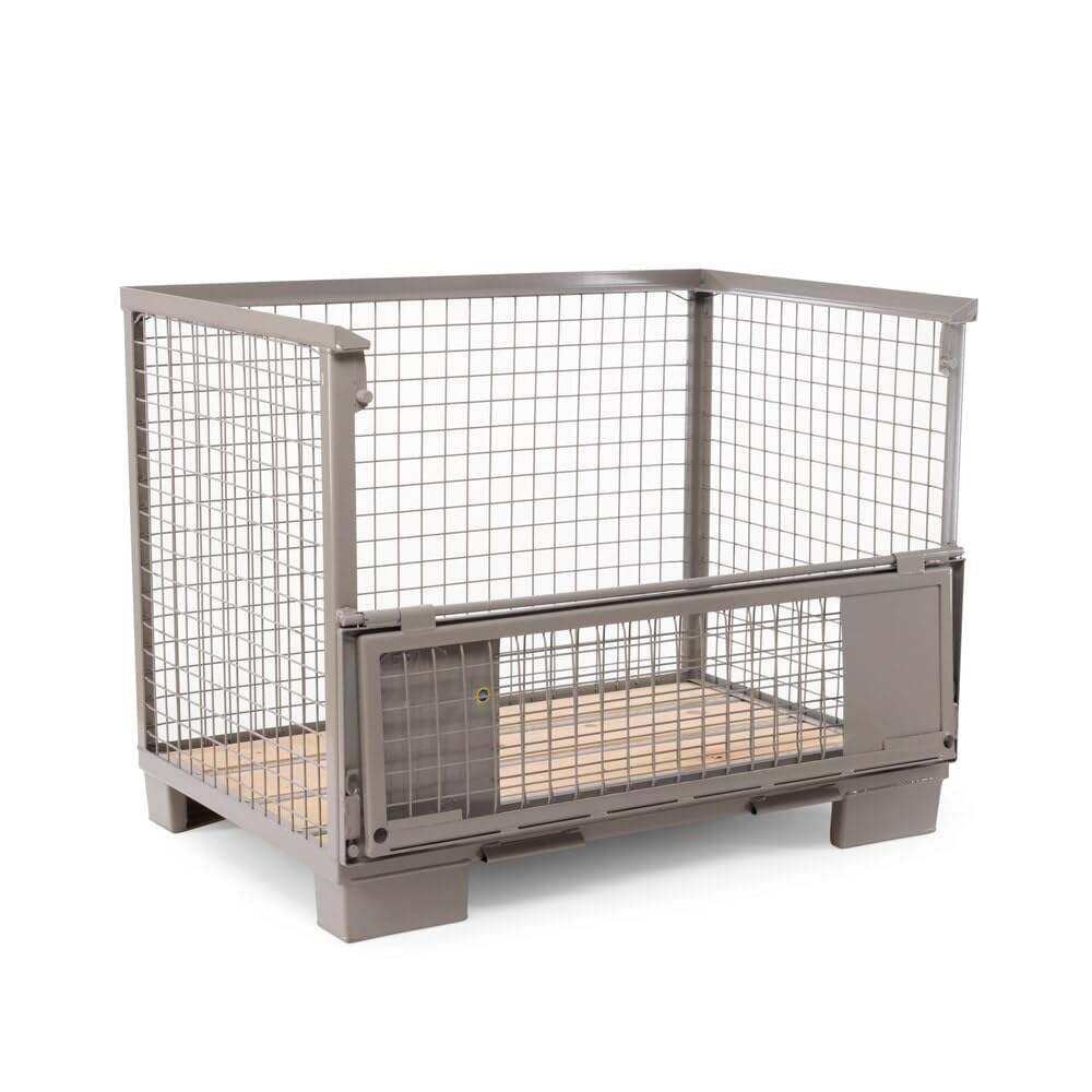 hemmdal-euro-gitterbox-doppelklappe-1-5t-stapelbar-stahl image 1