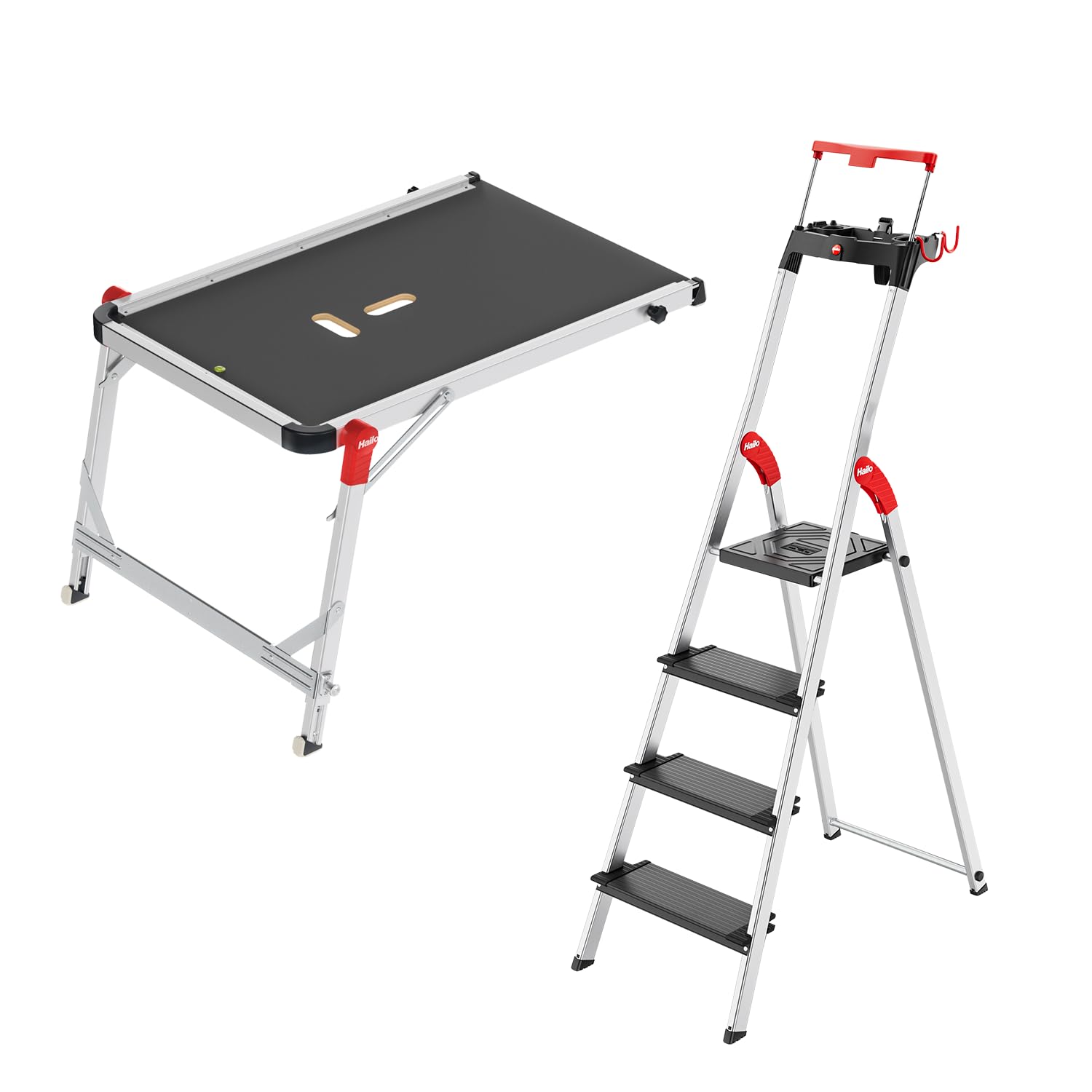 hailo-zubeh-r-tp2-pro-arbeitsplattform-treppenpodest-150-kg-silber image 8