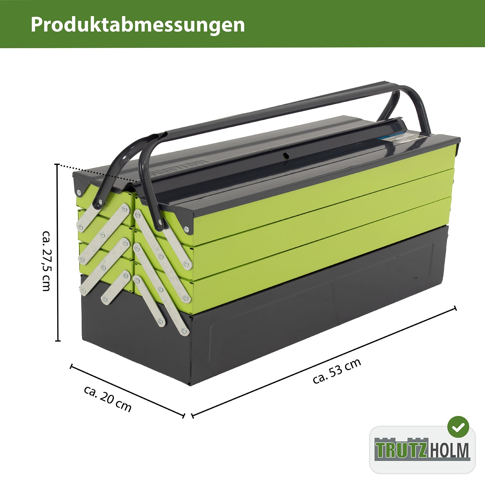 trutzholm-werkzeugkiste-stahl-7-f-cher-53cm-leer image 2