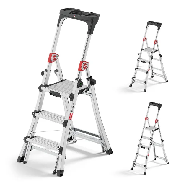hailo-leitern-master-tl100-teleskopleiter-alu-150kg image 1