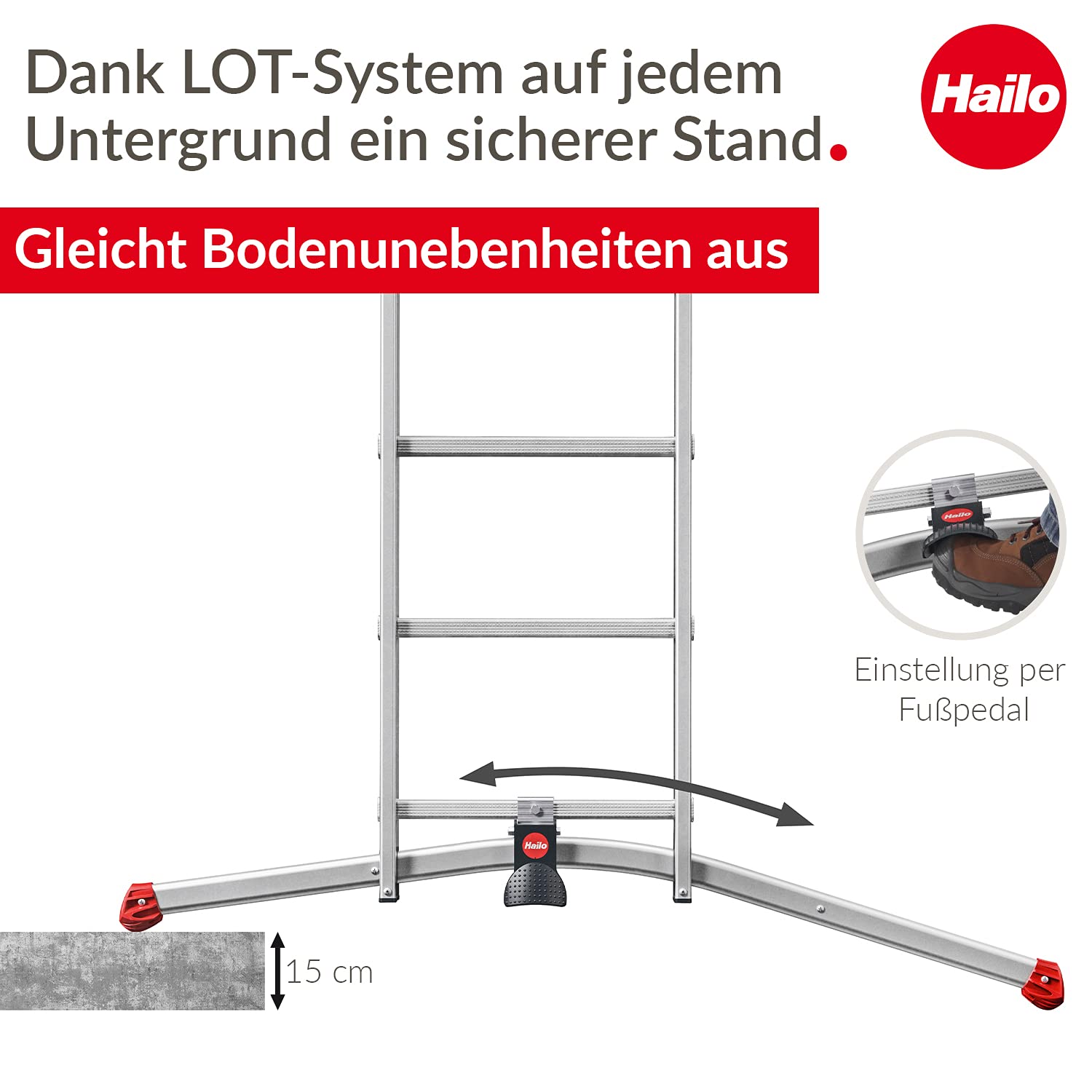 hailo-leitern-s100-profilot-kombileiter-alu-2x9-1x8-150kg image 3
