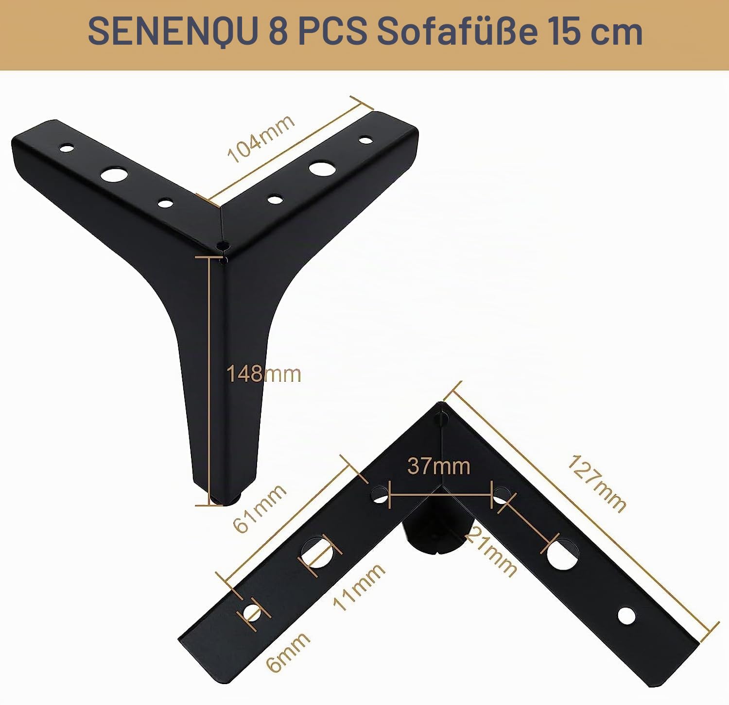 senenqu-m-belf-e-15-cm-metall-schwarz-8er-set-800-kg image 2