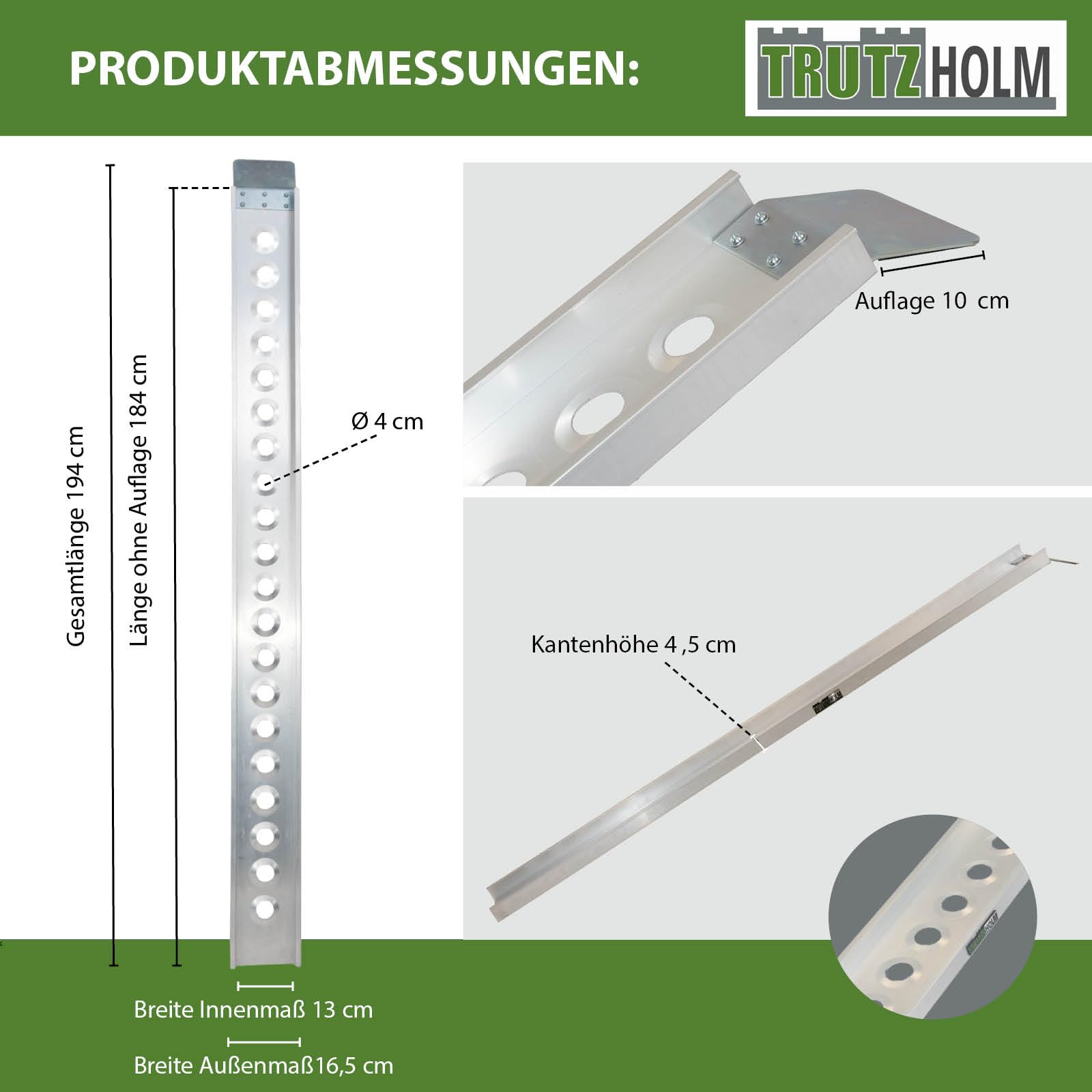 trutzholm-auffahrschiene-194-cm-silber-2-st-ck-200-kg image 2