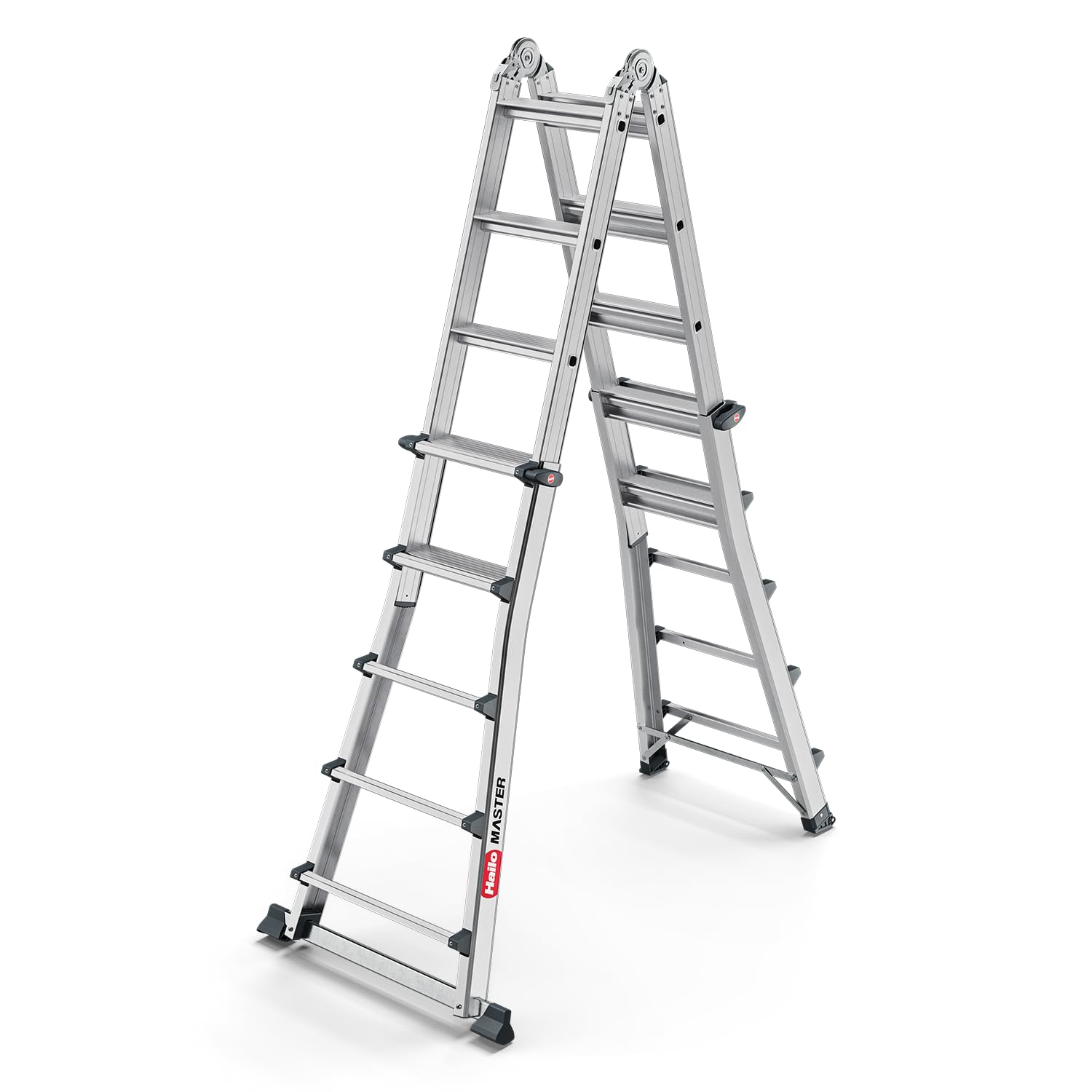 hailo-master-m100-multifunktionsleiter-4x5-alu-150kg image 1