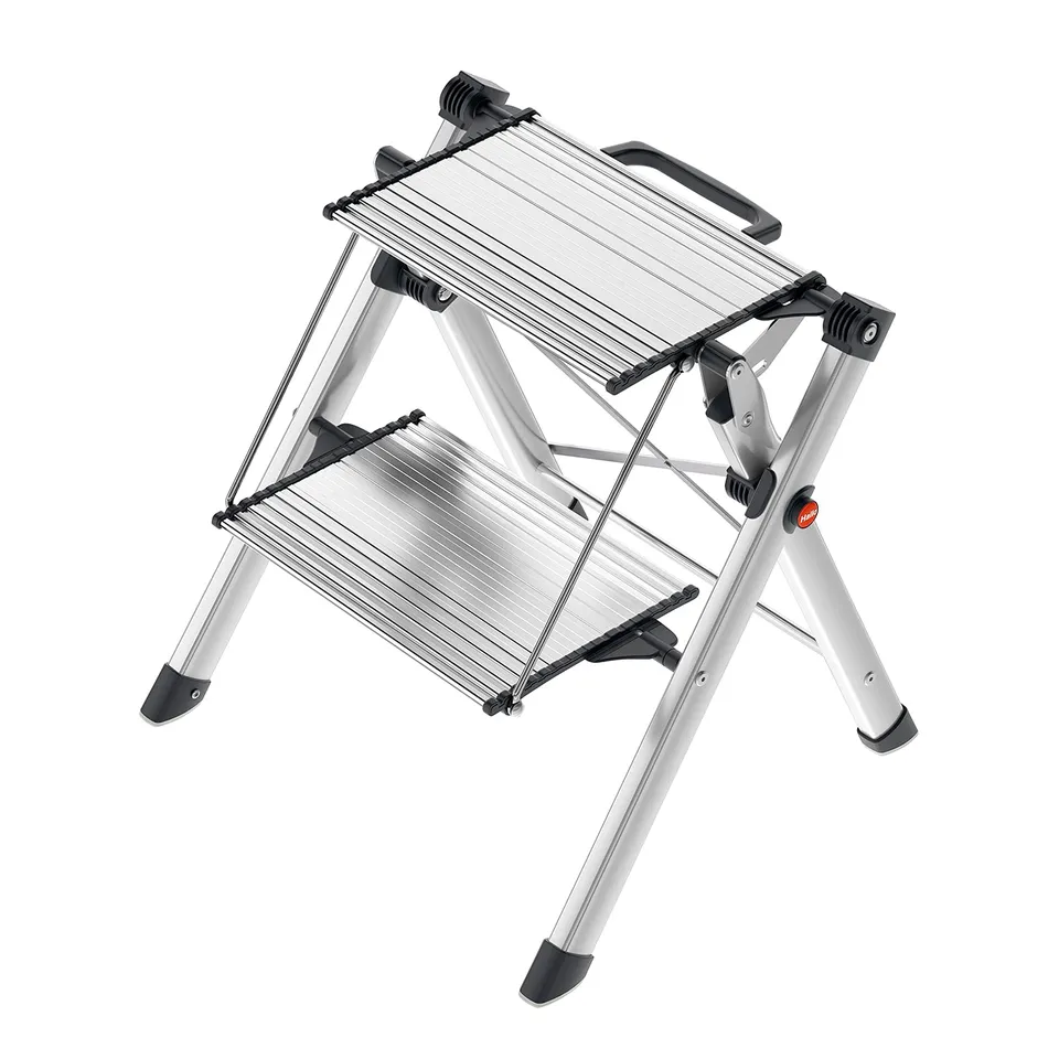 hailo-mk80-comfortline-klapptritt-2-stufen-silber-150-kg image 1