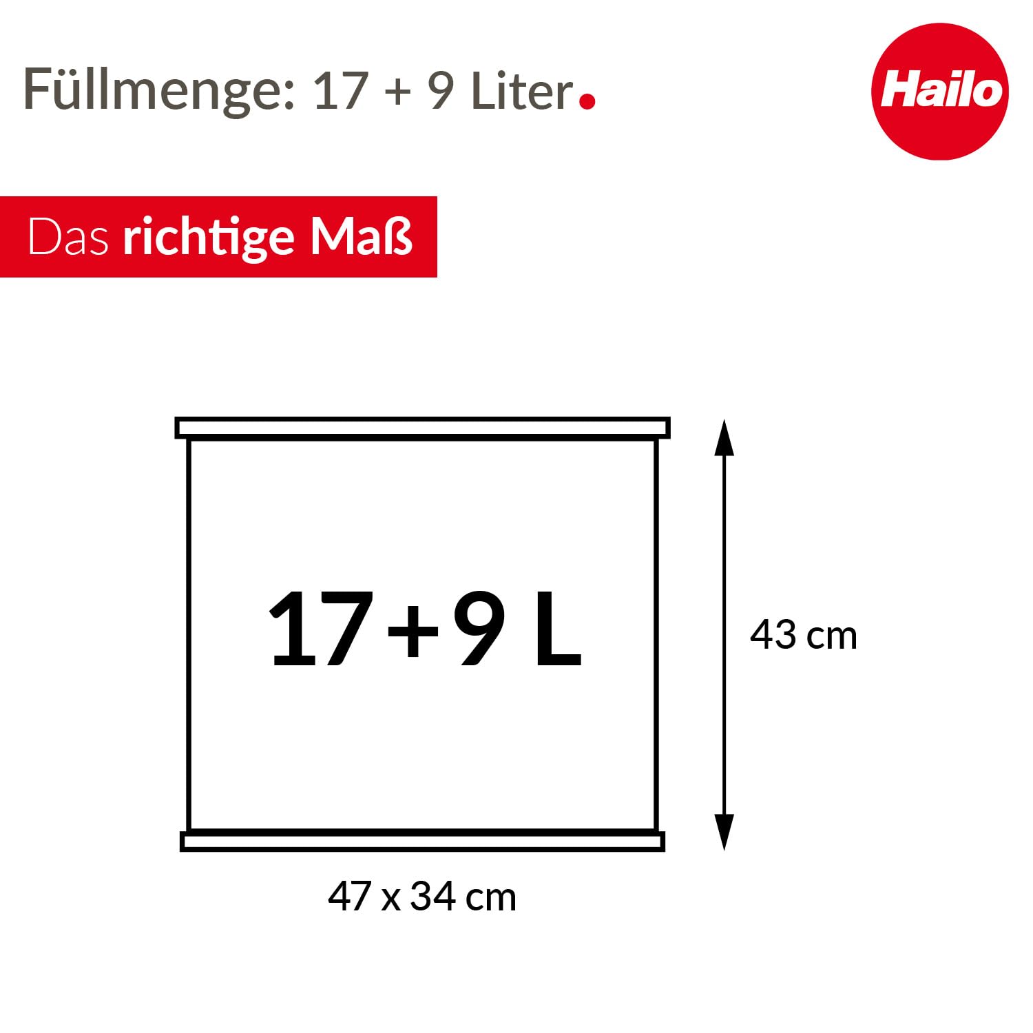 hailo-ko-duo-plus-l-m-lleimer-edelstahl-silber-26l-soft-close image 5