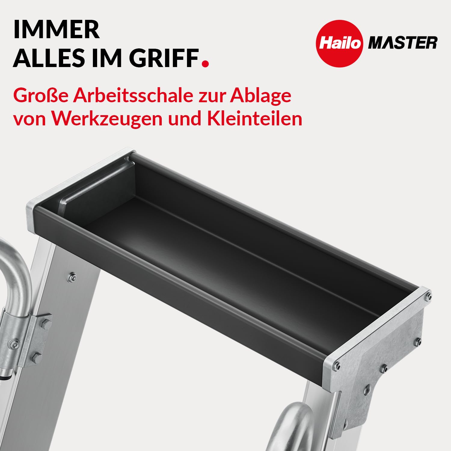 hailo-master-p80-plattformleiter-6-stufen-fahrbar-150-kg image 4